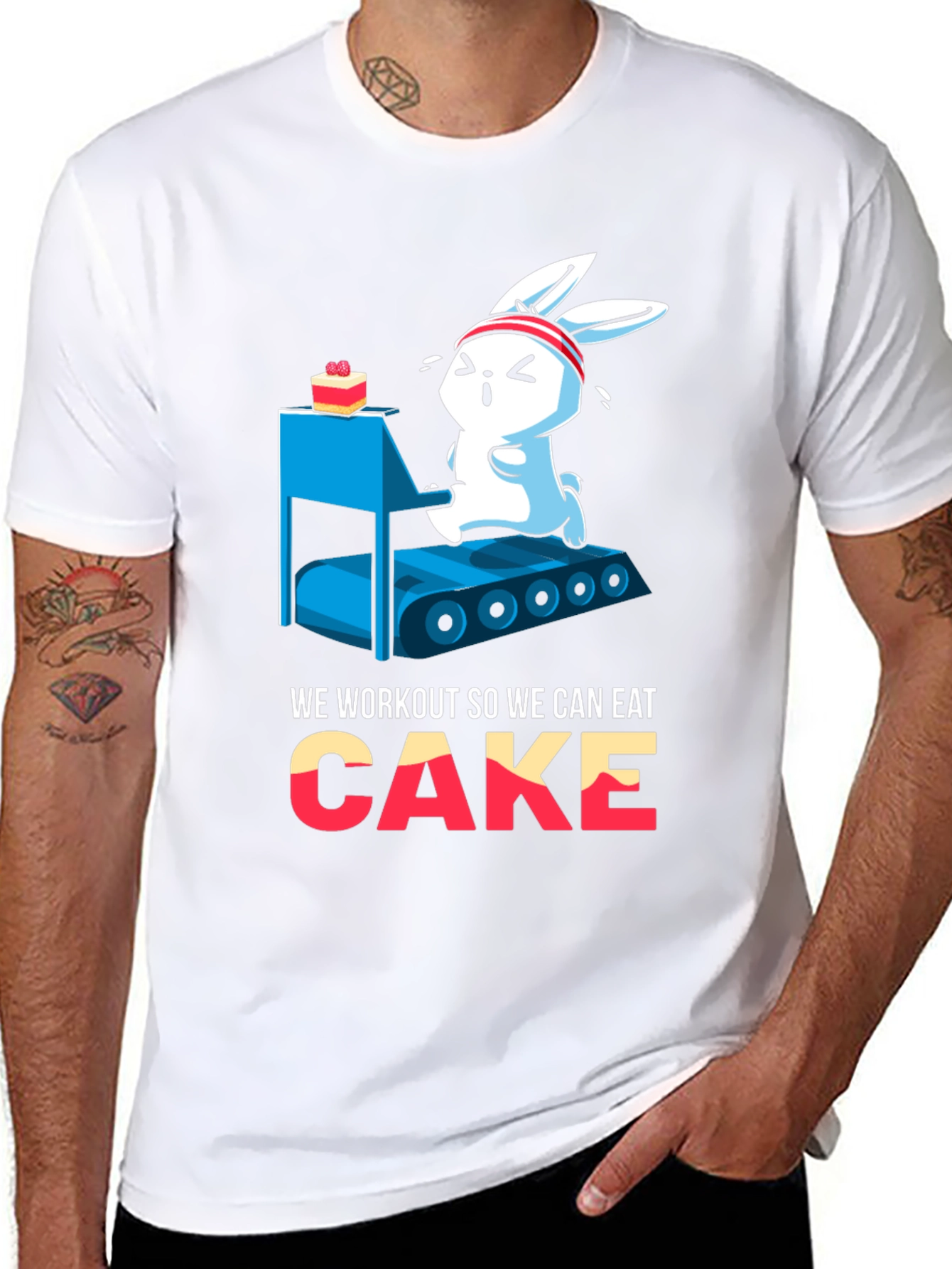Funny Workout Cake T-Shirt