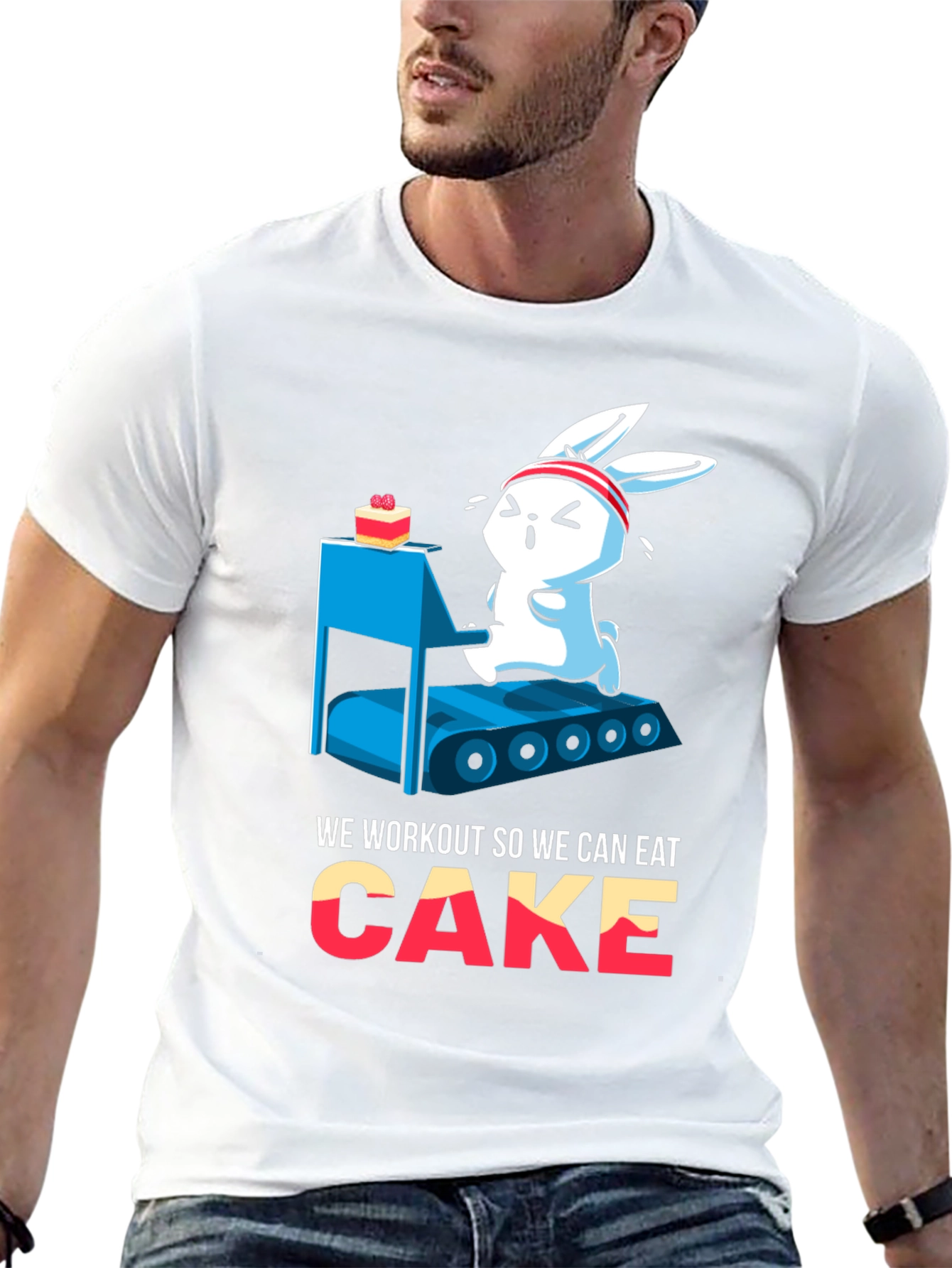 Funny Workout Cake T-Shirt