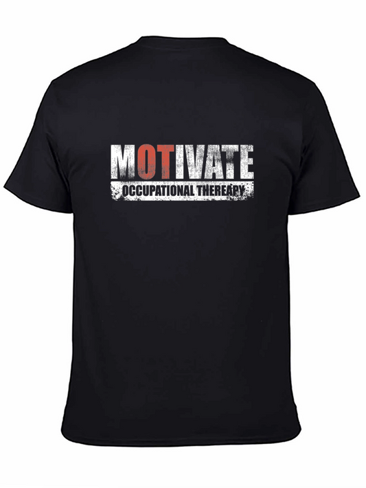 Motivate Occupational Therapy Black T-Shirt
