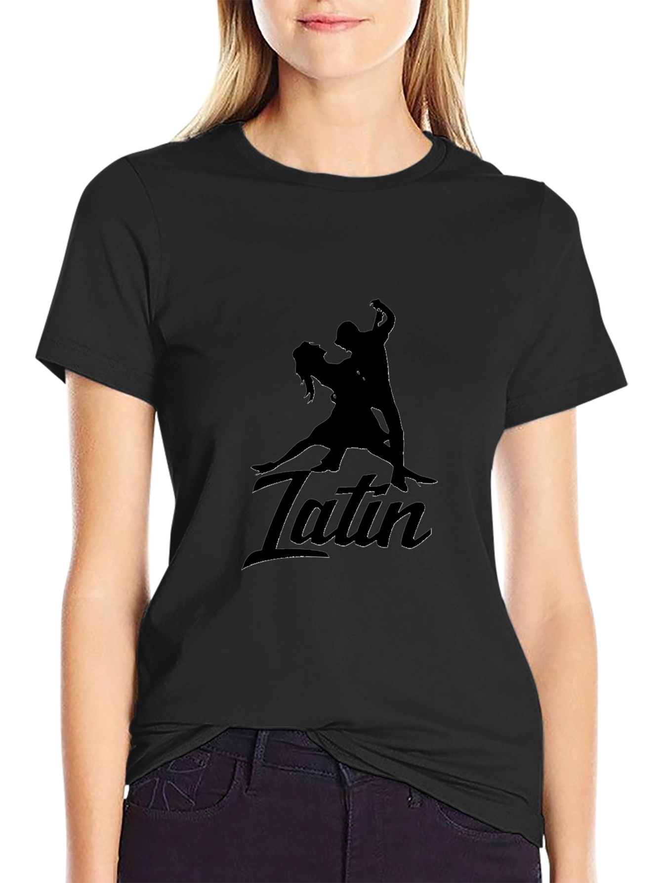 Latin Dance Silhouette Graphic Tee