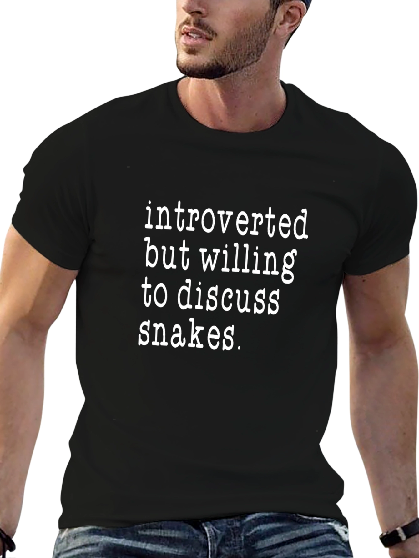 Introverted Snakes Graphic Tee - Soft Cotton