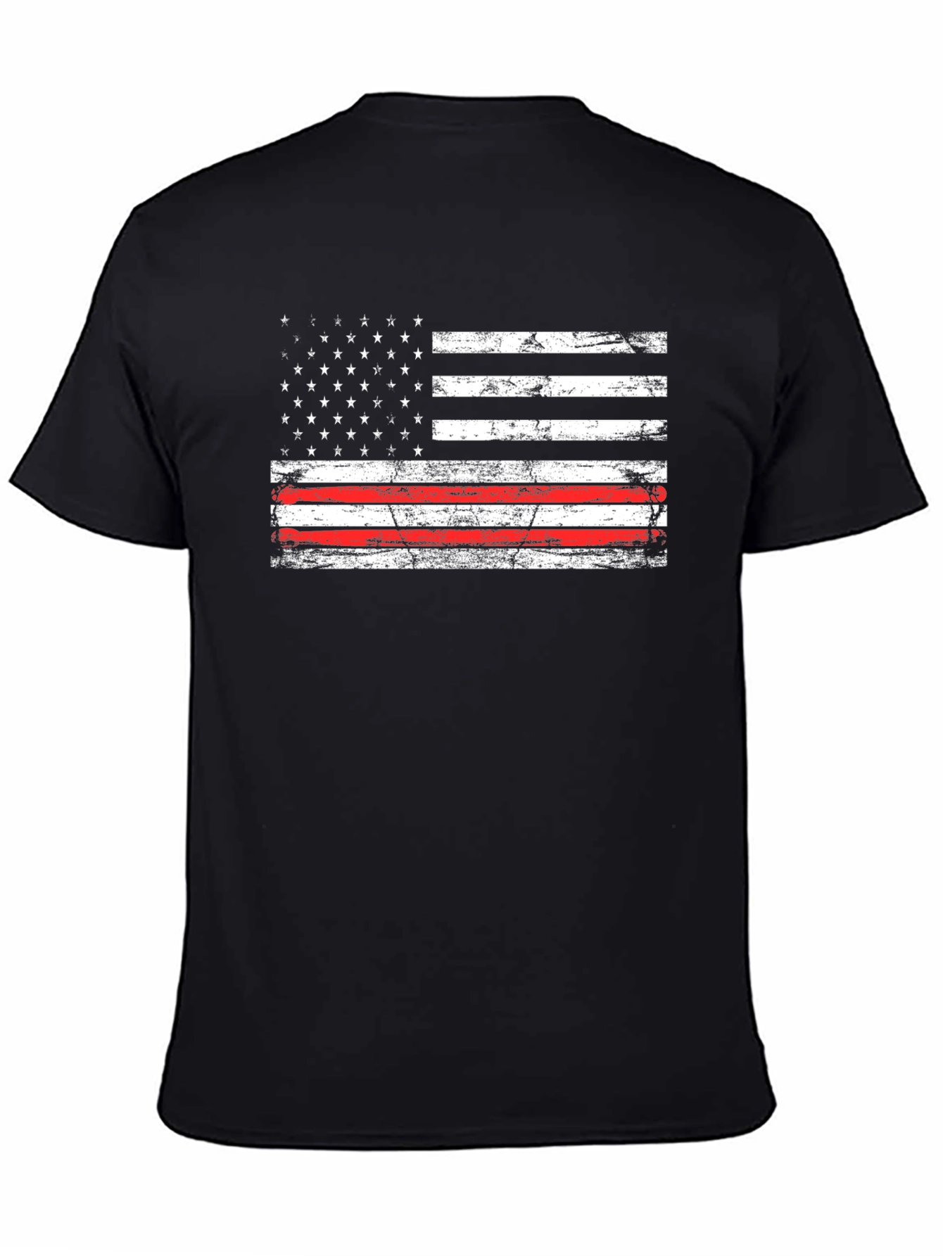Thin Red Line USA Flag T-Shirt