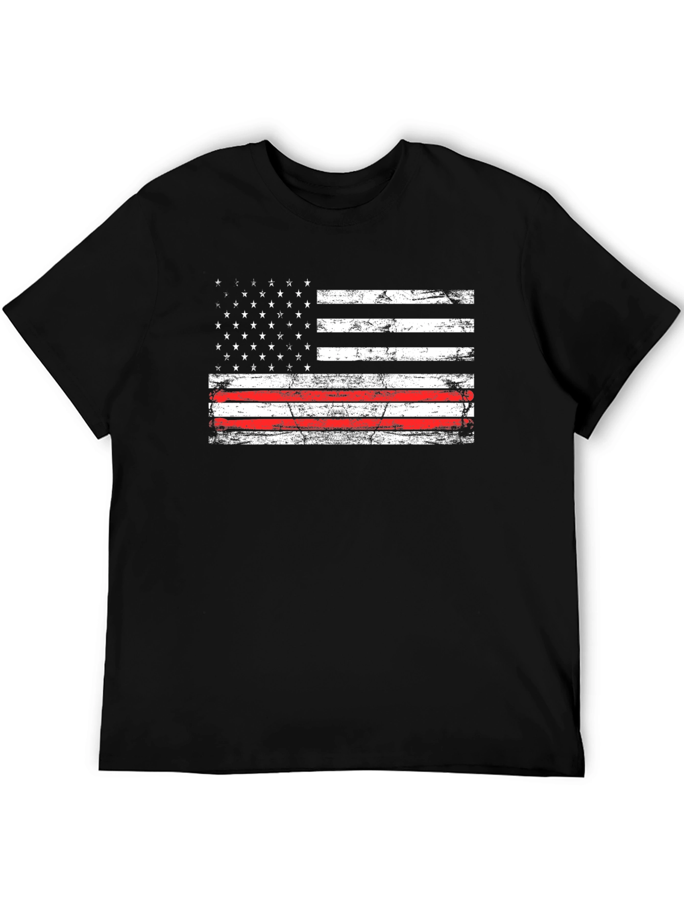 Thin Red Line USA Flag T-Shirt