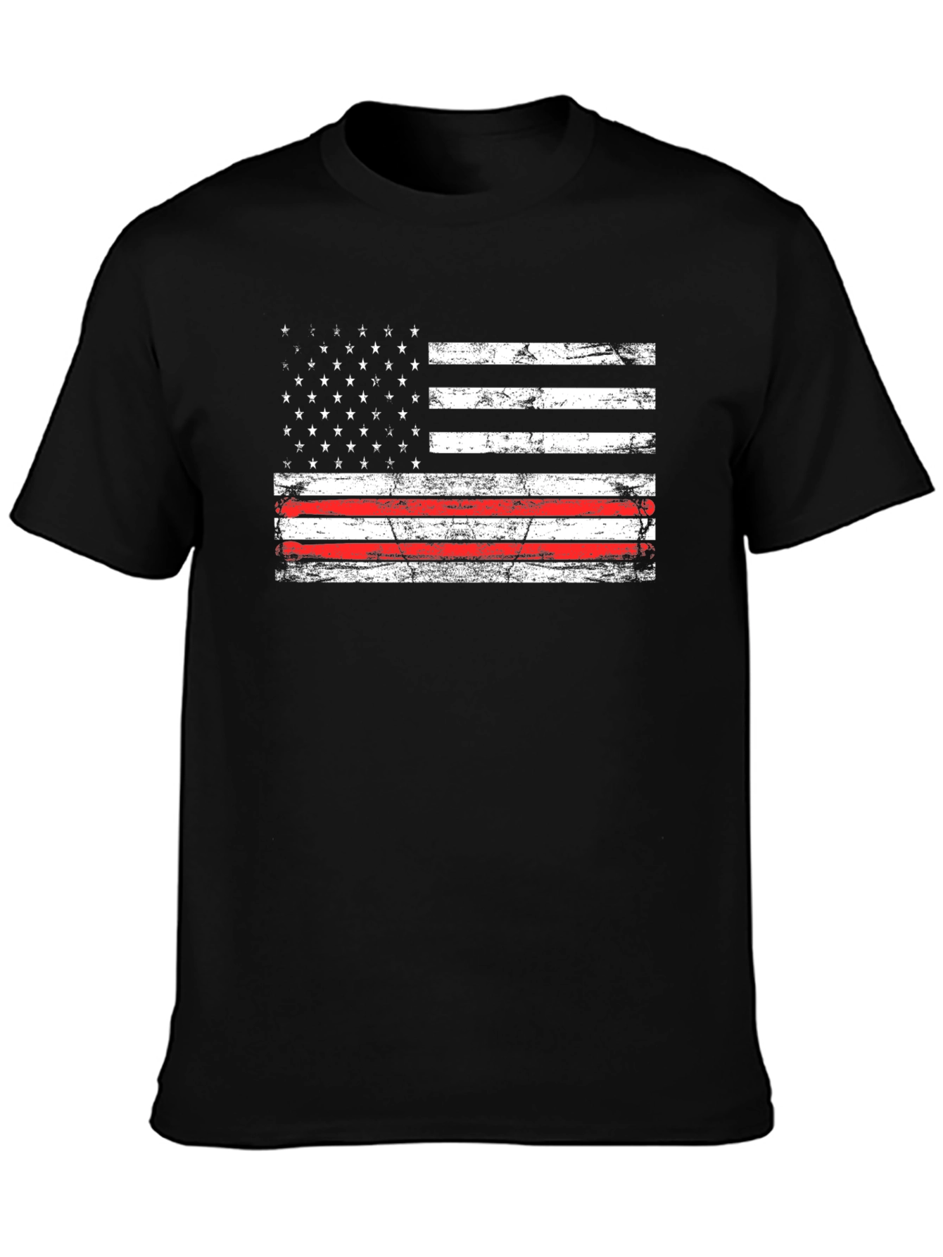 Thin Red Line USA Flag T-Shirt