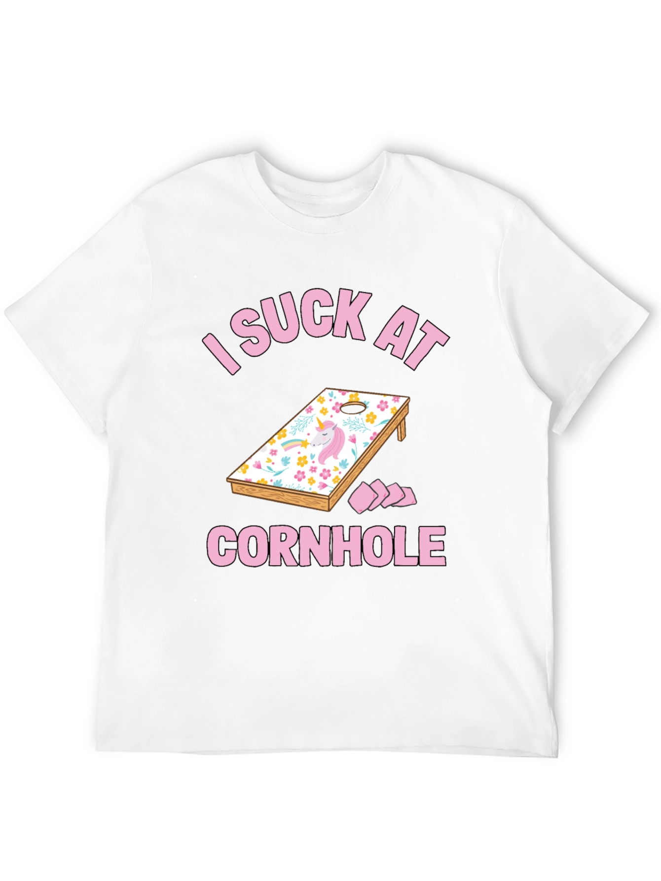 Funny Unicorn Cornhole T-Shirt
