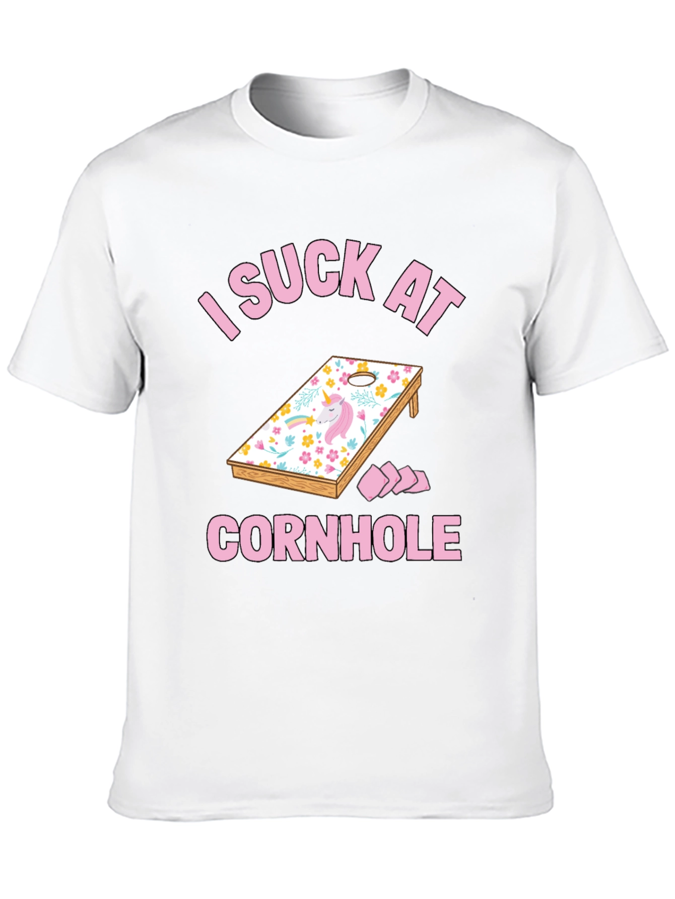 Funny Unicorn Cornhole T-Shirt