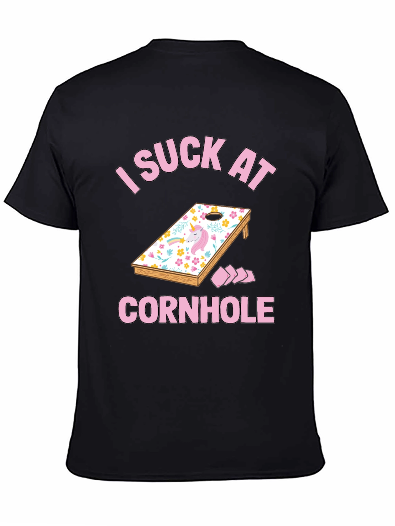 Funny Unicorn Cornhole T-Shirt