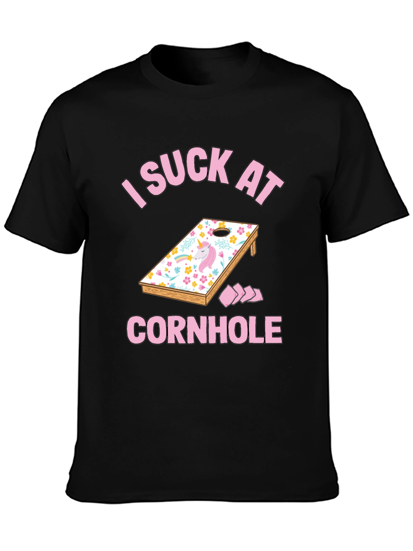 Funny Unicorn Cornhole T-Shirt