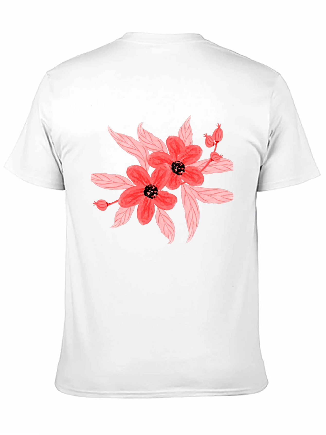 Floral Black T-Shirt