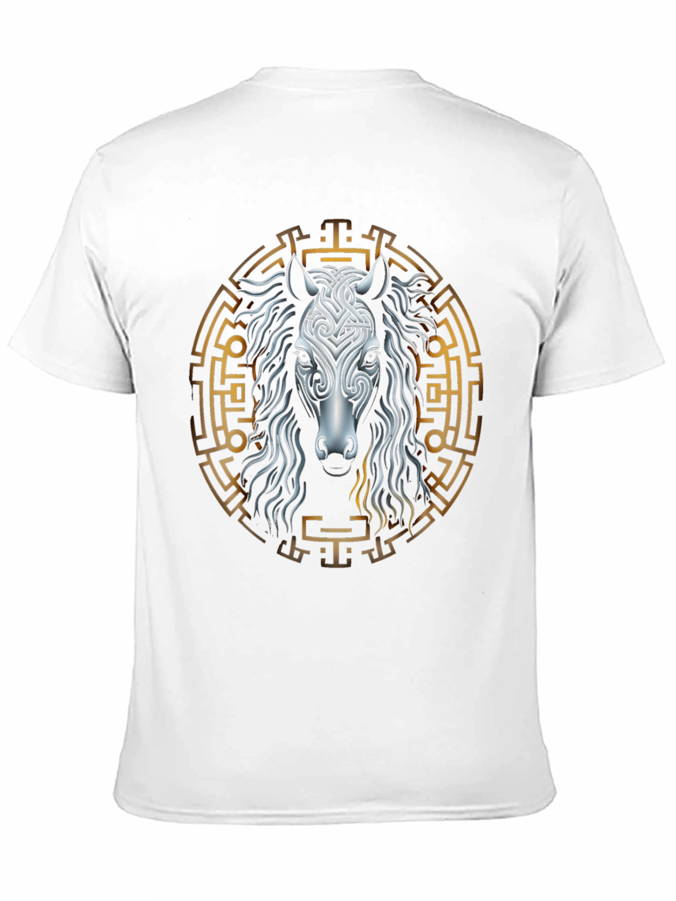 Celtic Horse Graphic Tee - Black