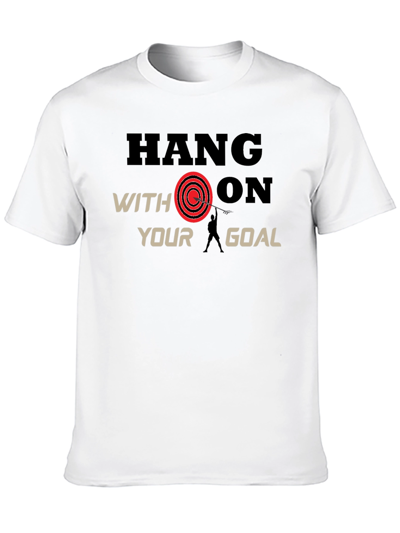 Hang On Goal Black T-Shirt
