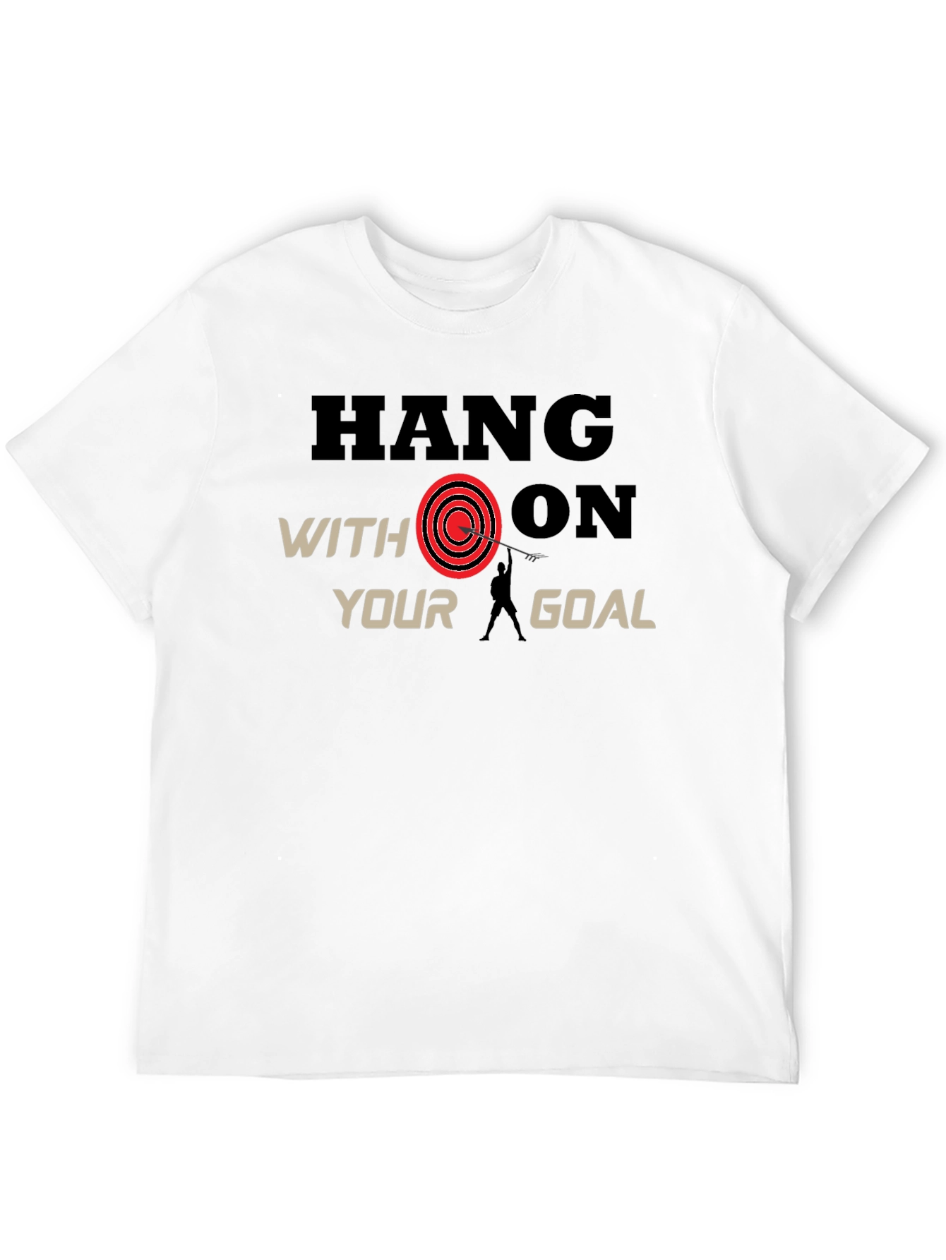 Hang On Goal Black T-Shirt