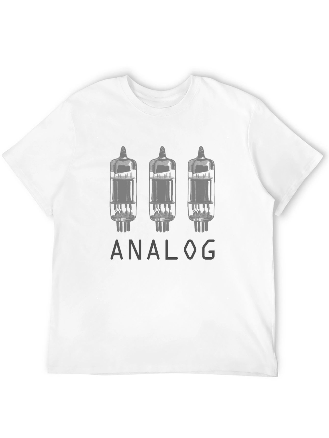 Analog Tube Amplifier Black T-Shirt