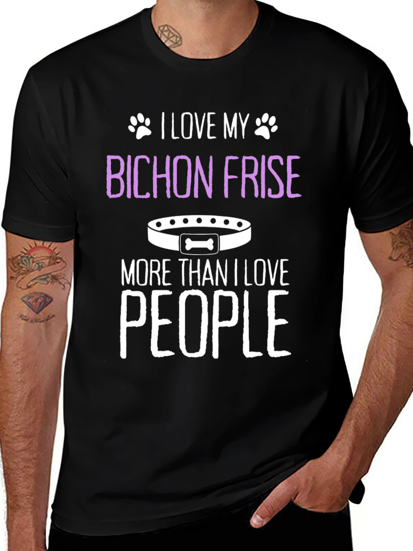 Bichon Frise Dog Lover T-Shirt - Cute Pet Design