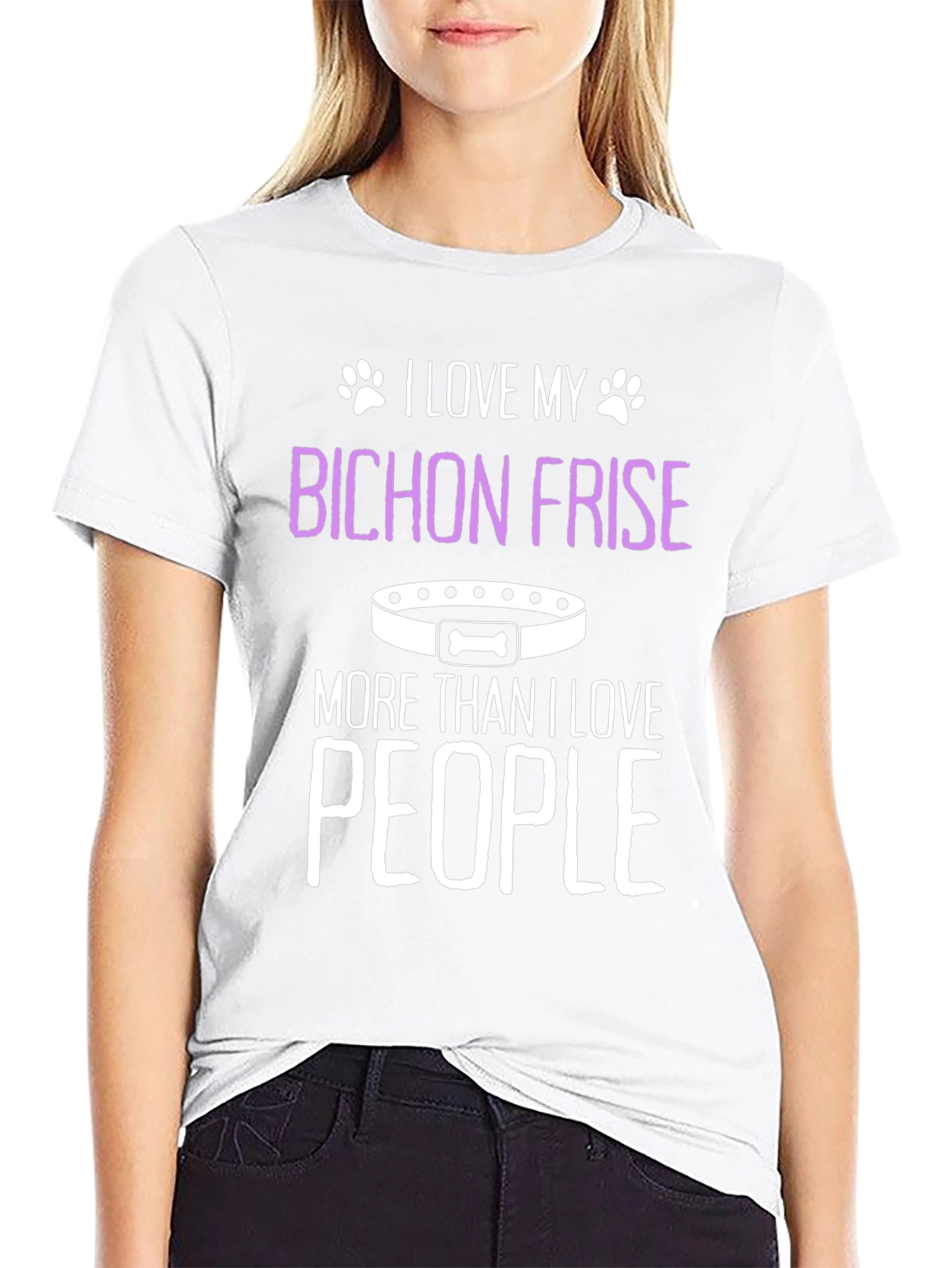 Bichon Frise Dog Lover T-Shirt - Cute Pet Design