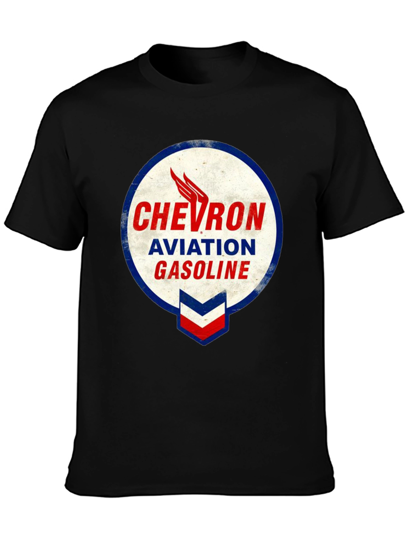 Chevron Aviation Gasoline Graphic T-Shirt