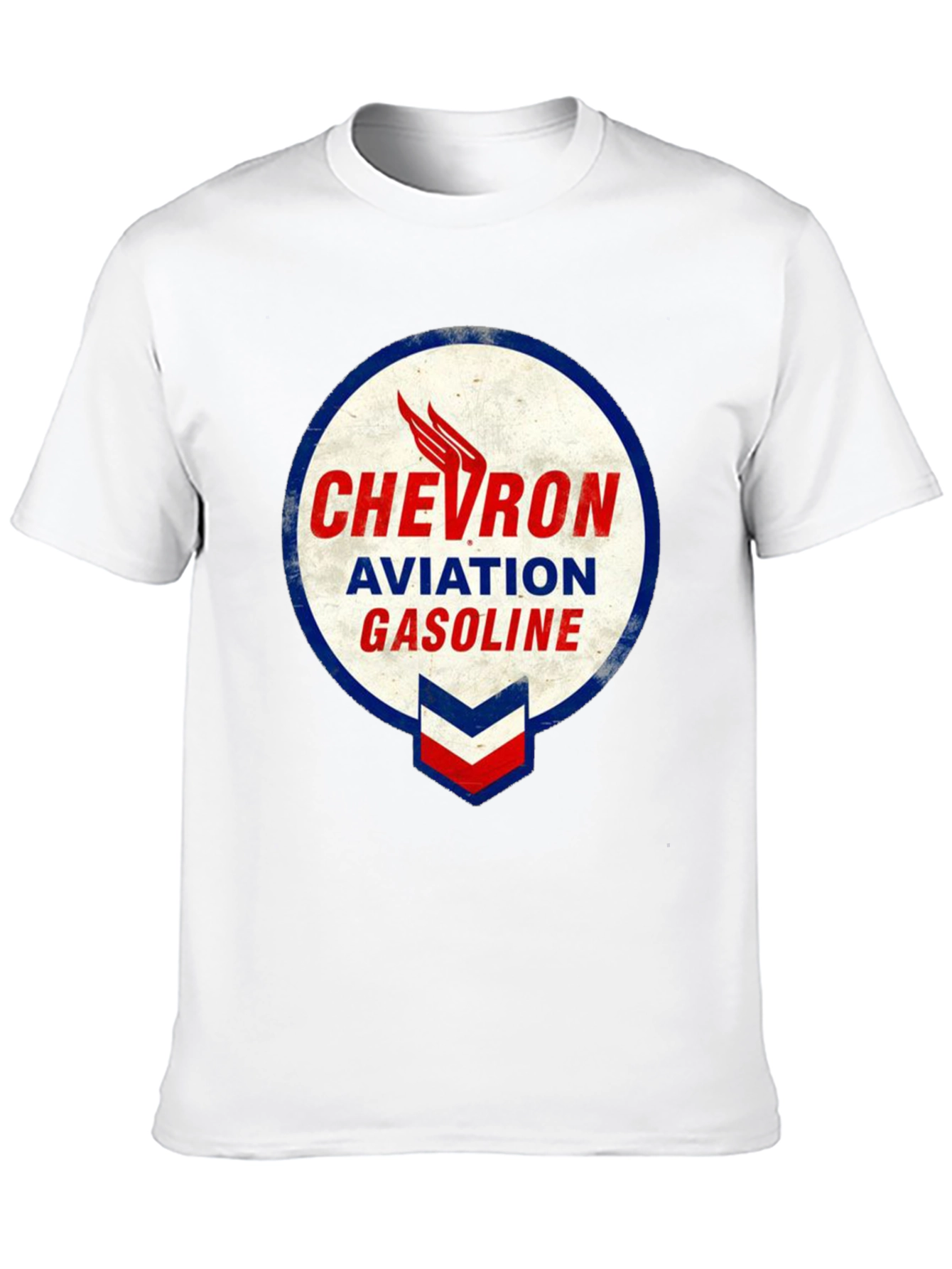 Chevron Aviation Gasoline Graphic T-Shirt