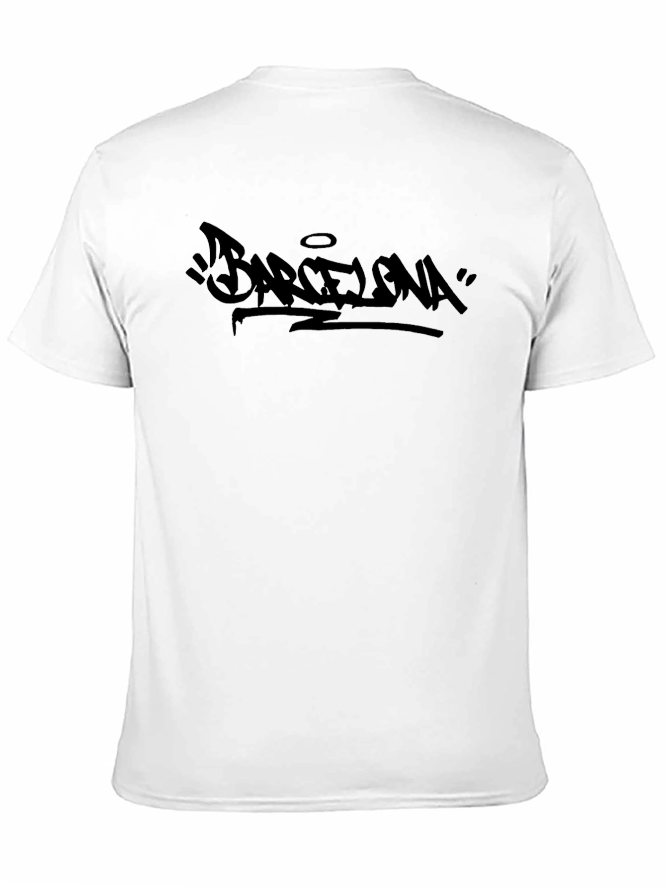 Barcelona Graphic Tee - Black Urban Style