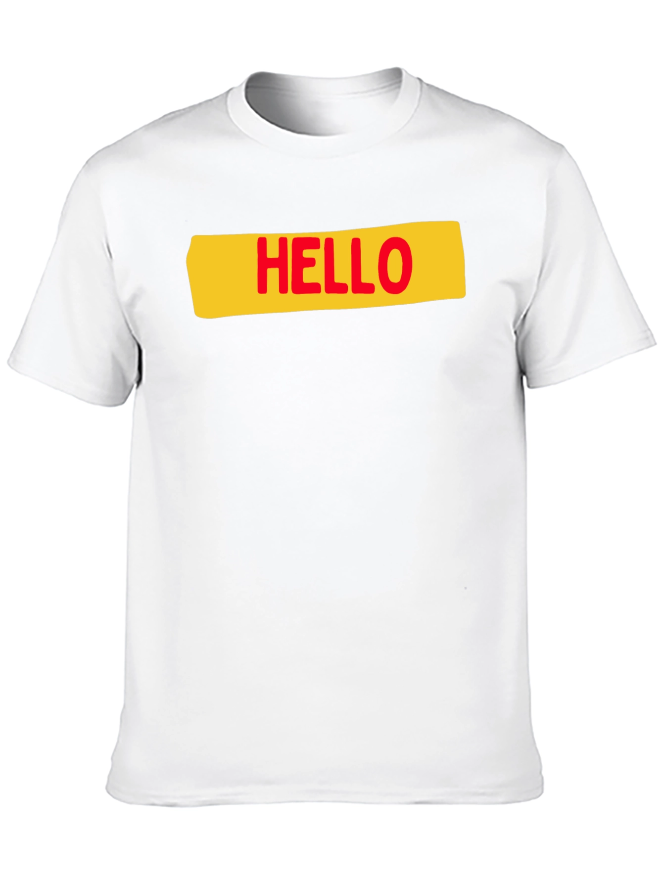 Hello T-Shirt - Casual Graphic Tee