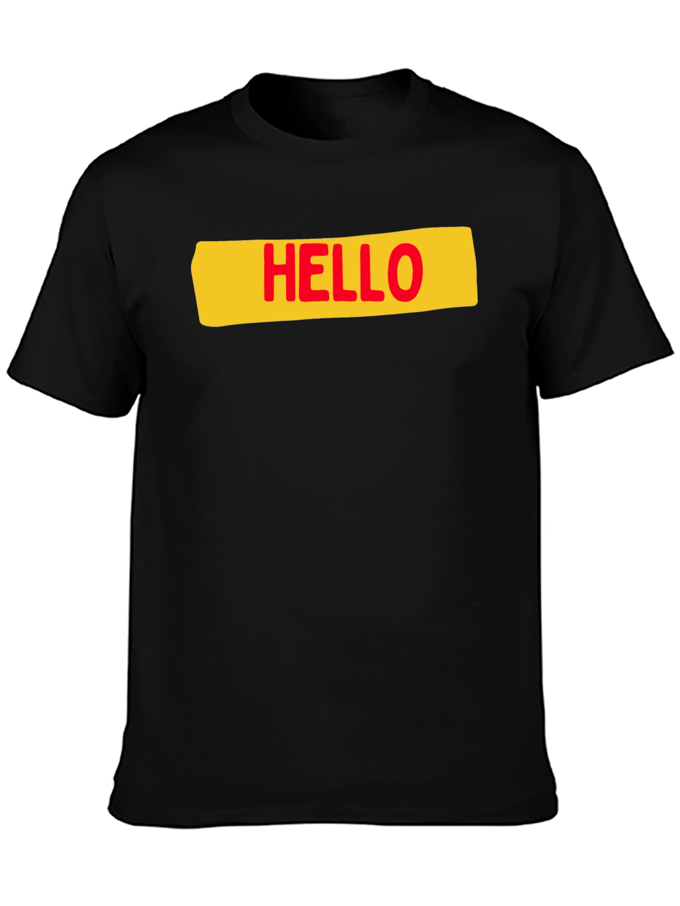 Hello T-Shirt - Casual Graphic Tee