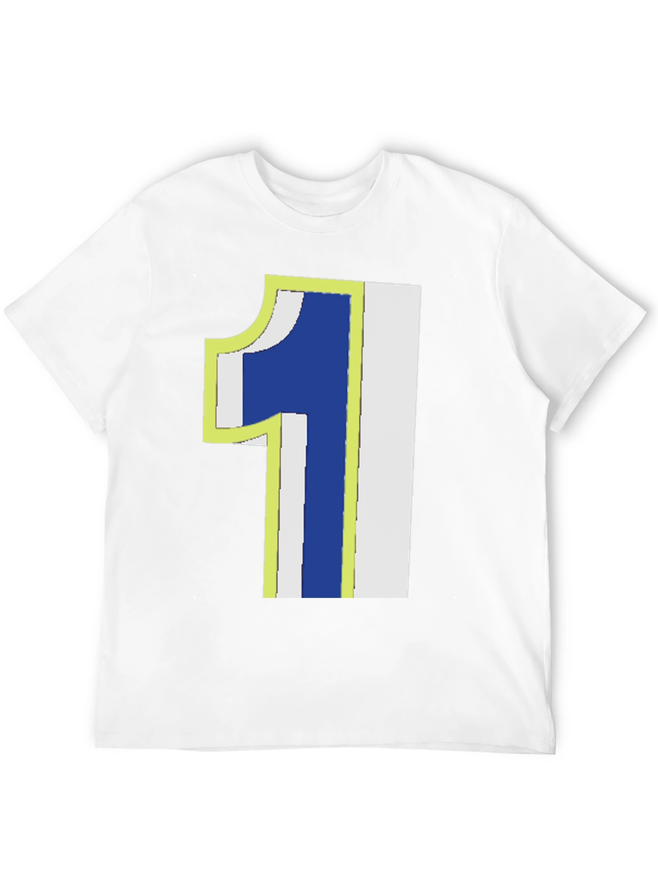 Number One Graphic Tee - Black Cotton T-Shirt