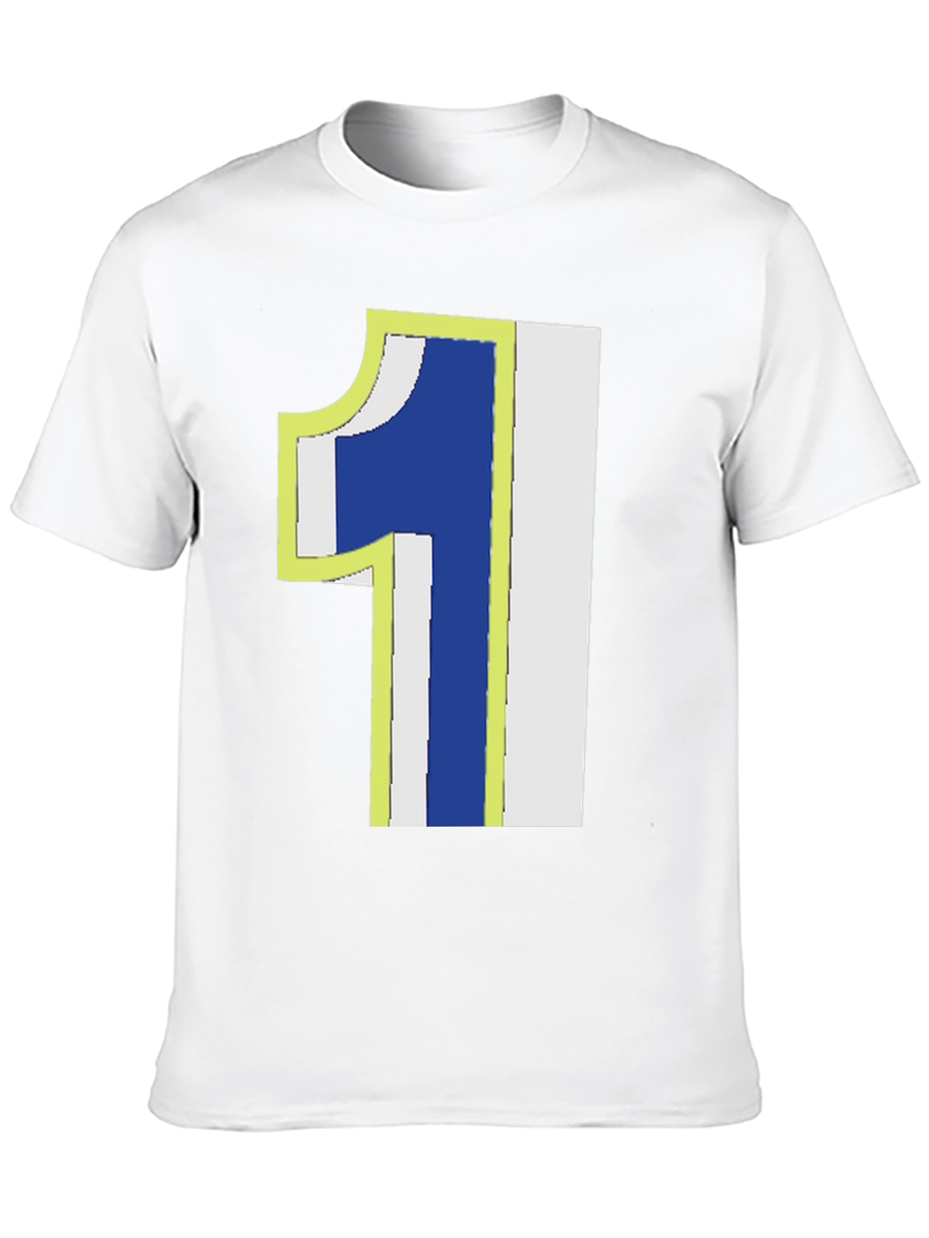Number One Graphic Tee - Black Cotton T-Shirt