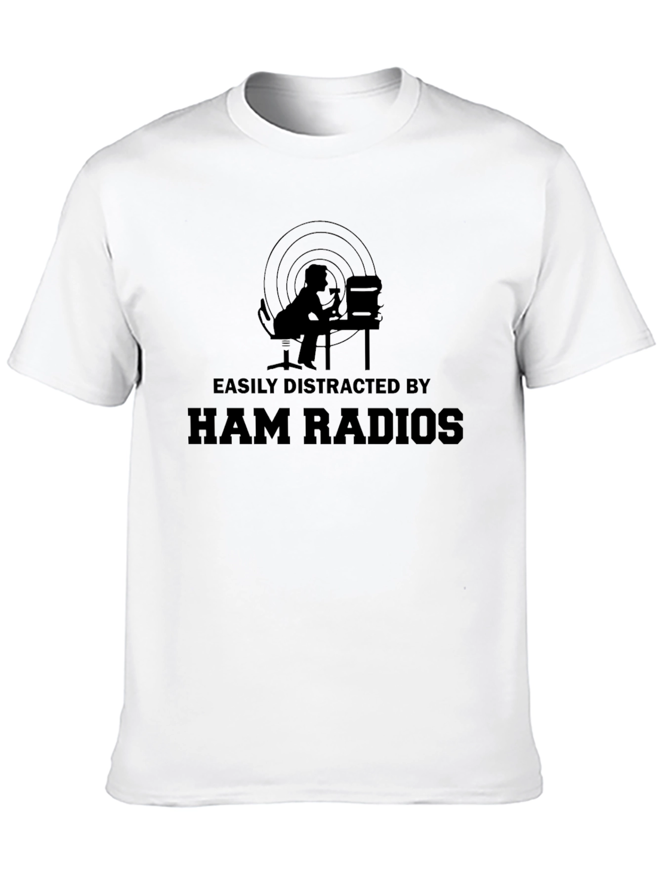 Easily Distracted by Ham Radios T-Shirt