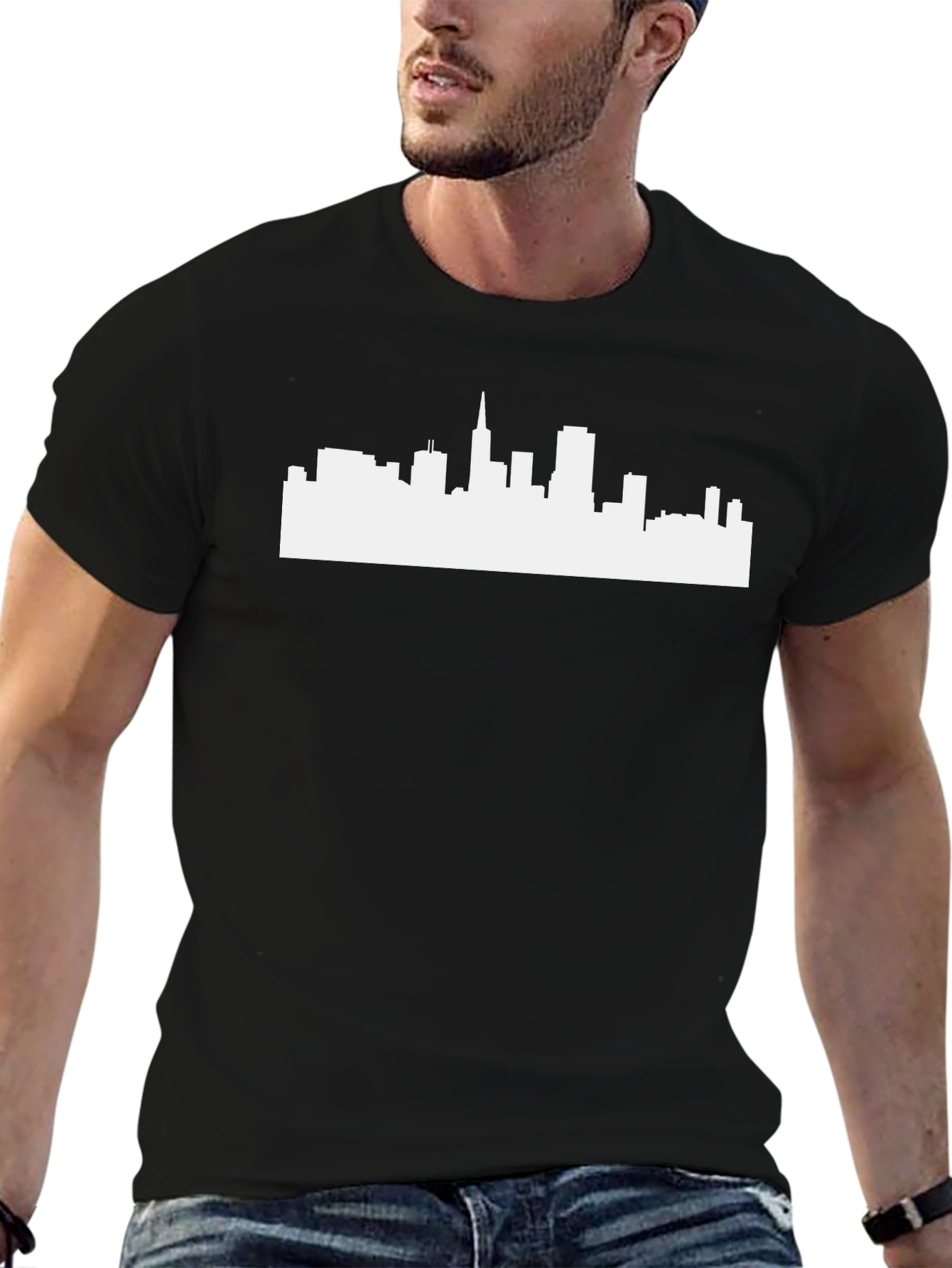 Cityscape Graphic Tee - Stylish Urban Design