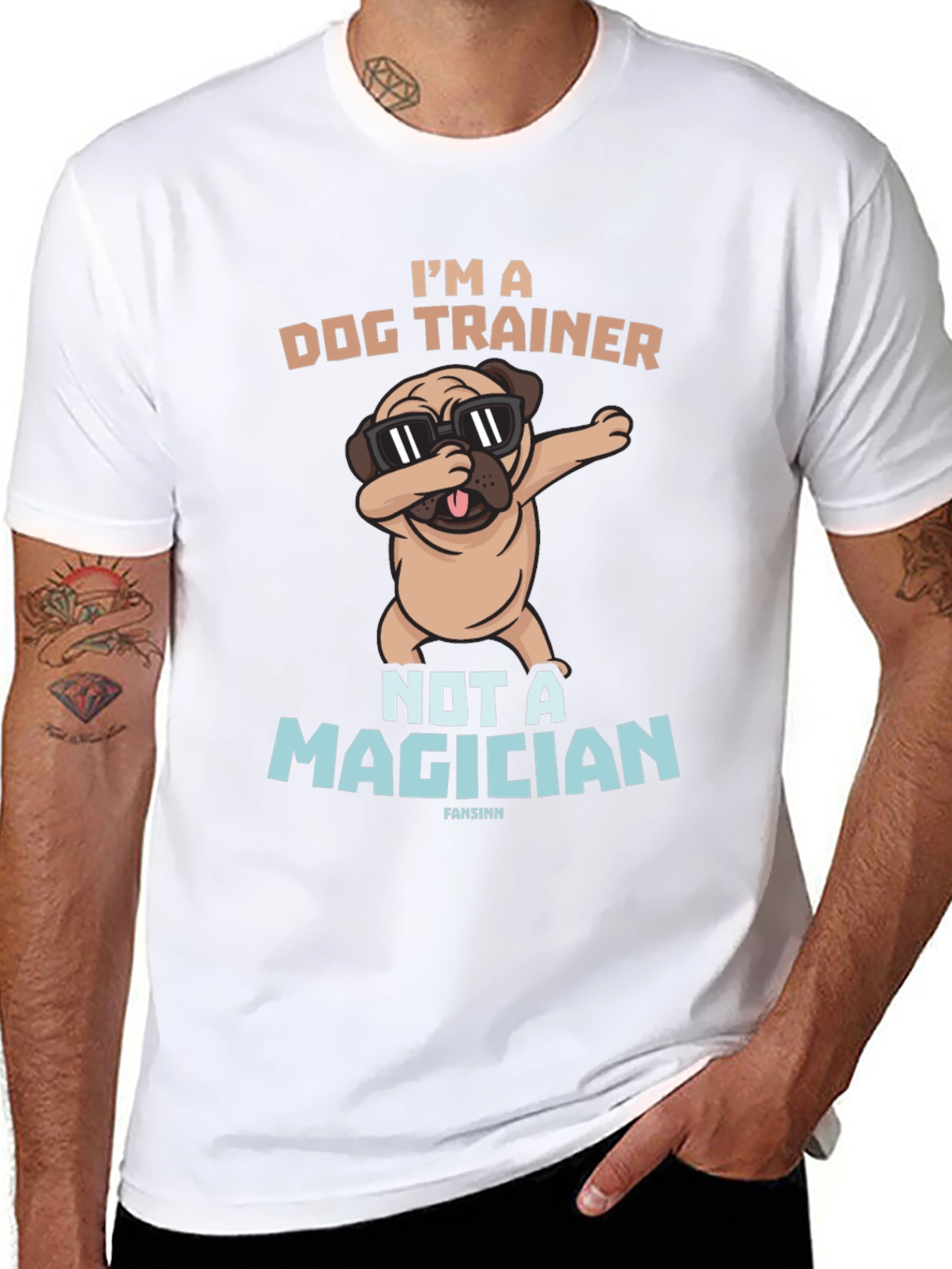 Dog Trainer T-Shirt: Funny Pug Graphic Tee