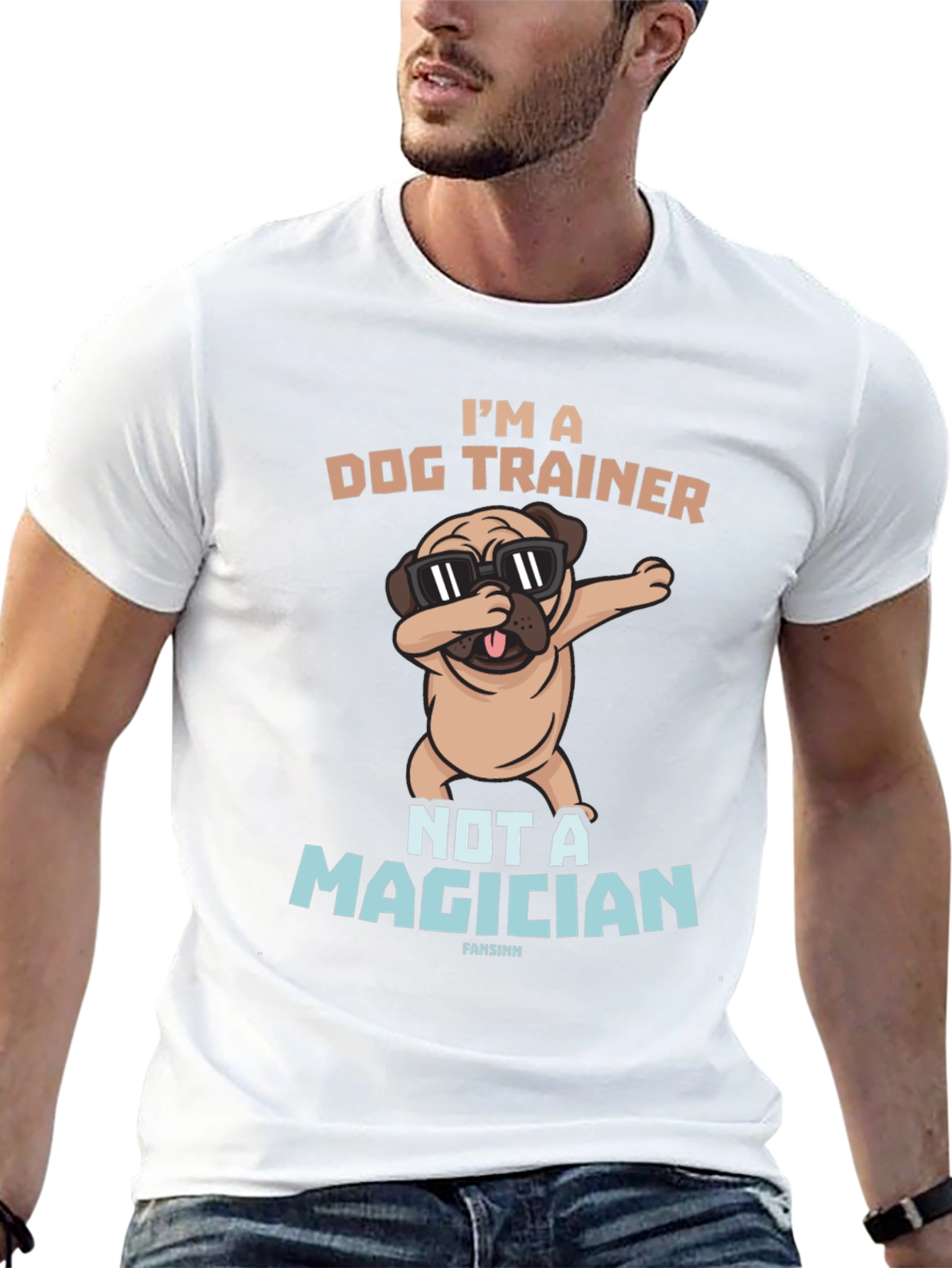 Dog Trainer T-Shirt: Funny Pug Graphic Tee