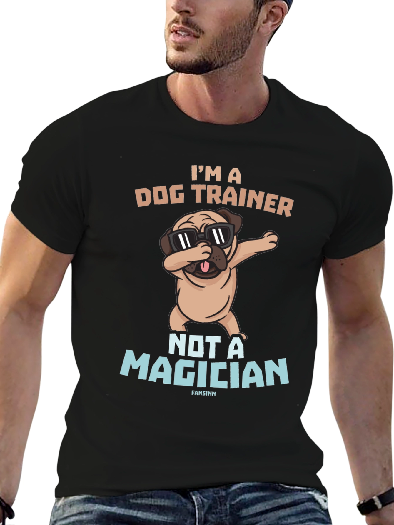 Dog Trainer T-Shirt: Funny Pug Graphic Tee