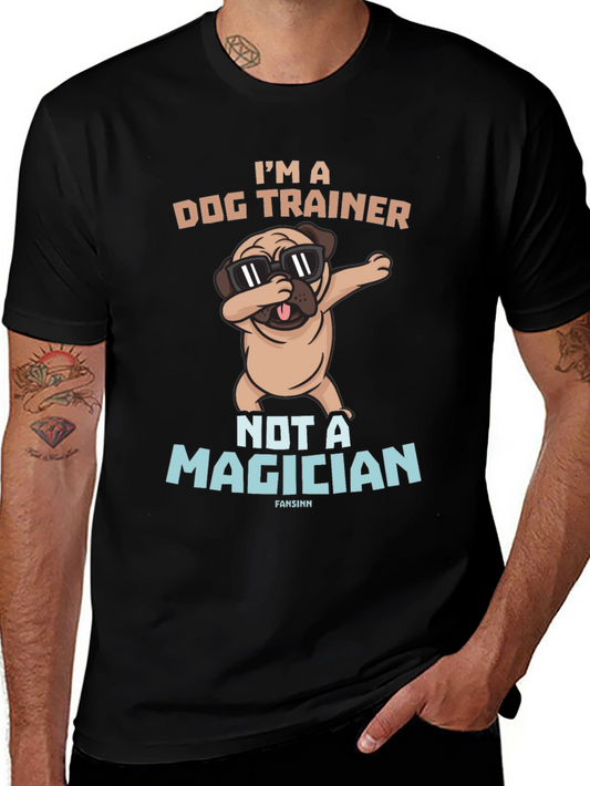 Dog Trainer T-Shirt: Funny Pug Graphic Tee