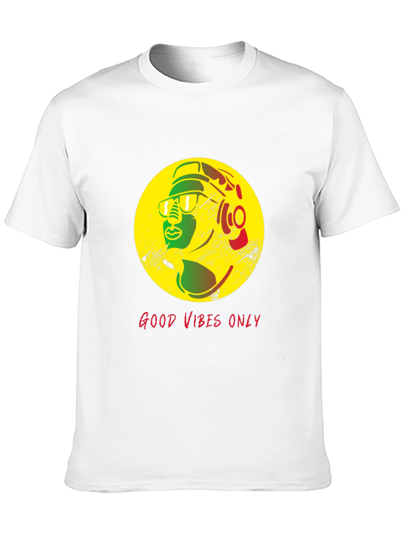 Good Vibes Only Rasta T-Shirt - Stylish Reggae Design
