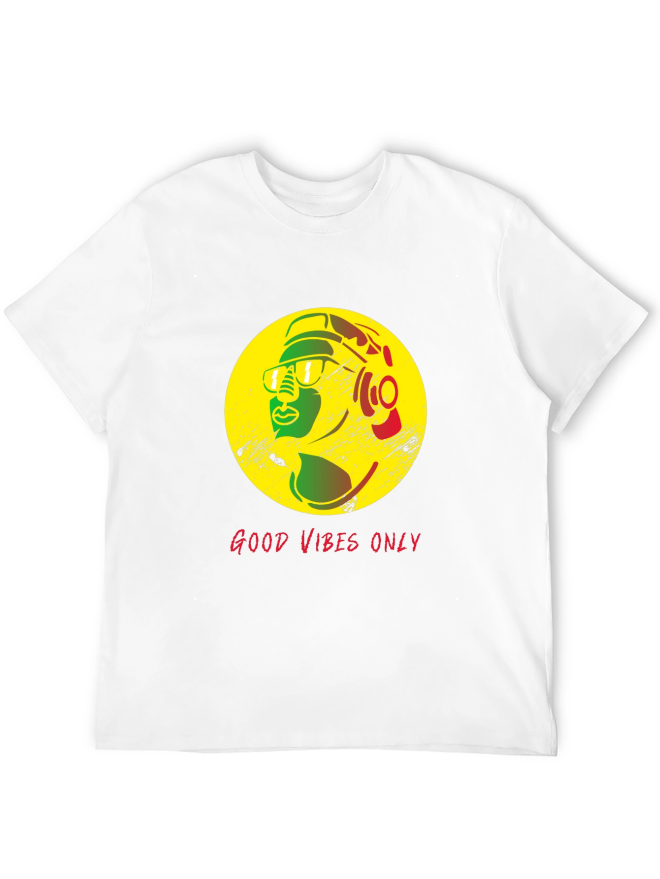Good Vibes Only Rasta T-Shirt - Stylish Reggae Design