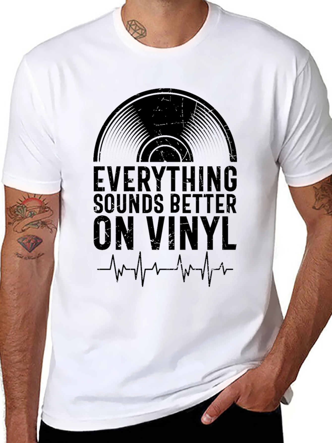 Everything Sounds Better On Vinyl Graphic T-Shirt