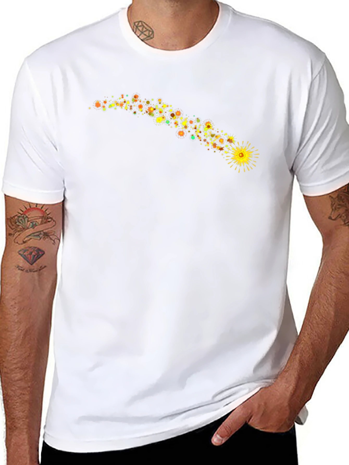 Cosmic Comet Black T-Shirt