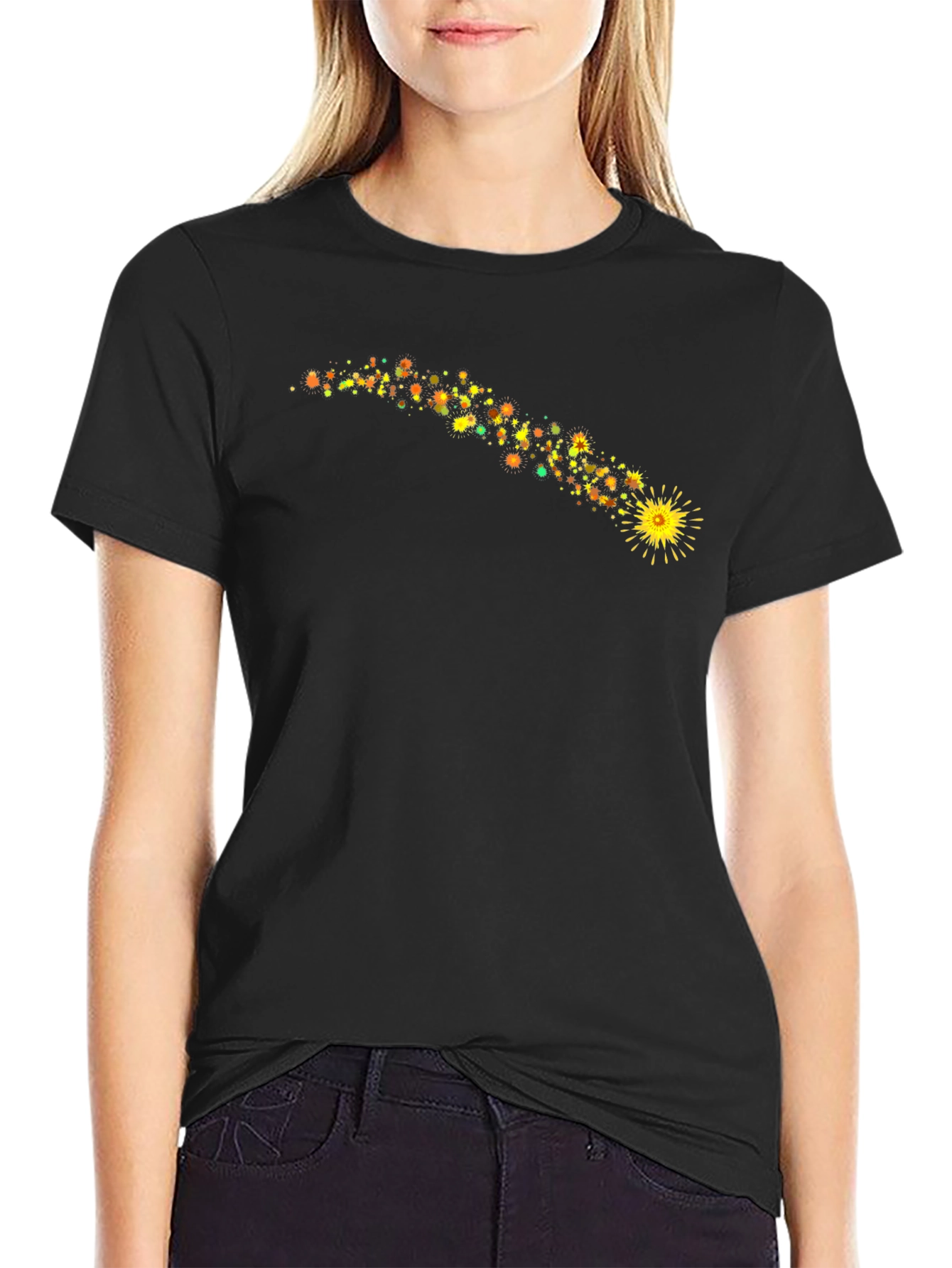Cosmic Comet Black T-Shirt