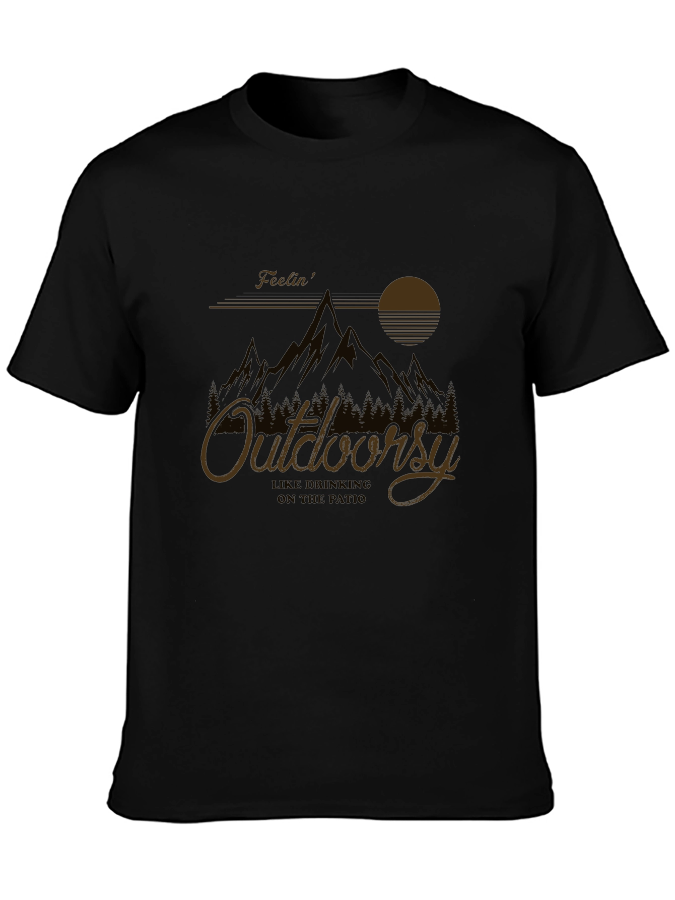 Outdoorsy Graphic T-Shirt - Nature Inspired Tee