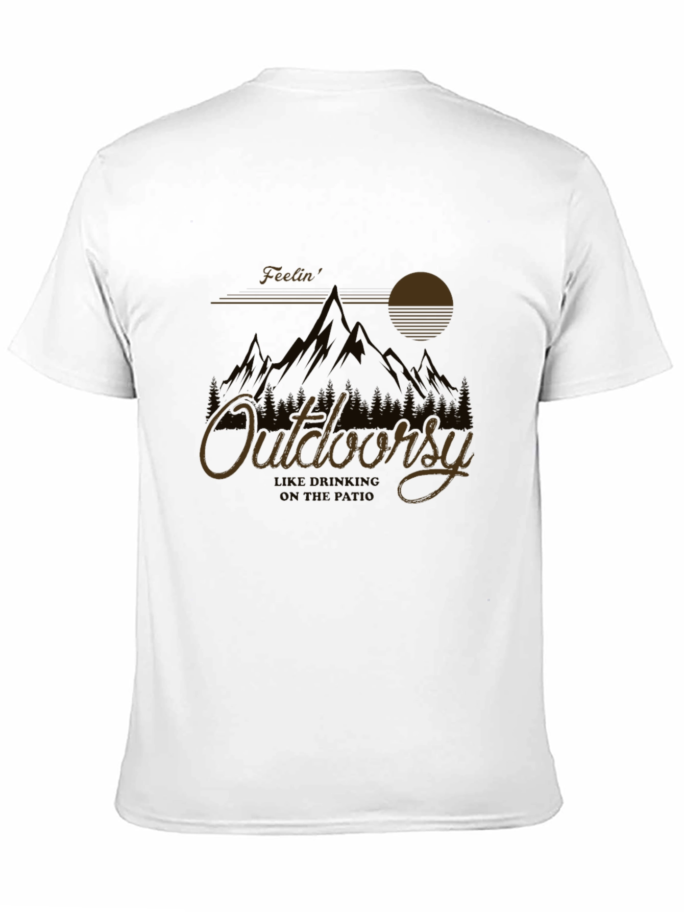 Outdoorsy Graphic T-Shirt - Nature Inspired Tee