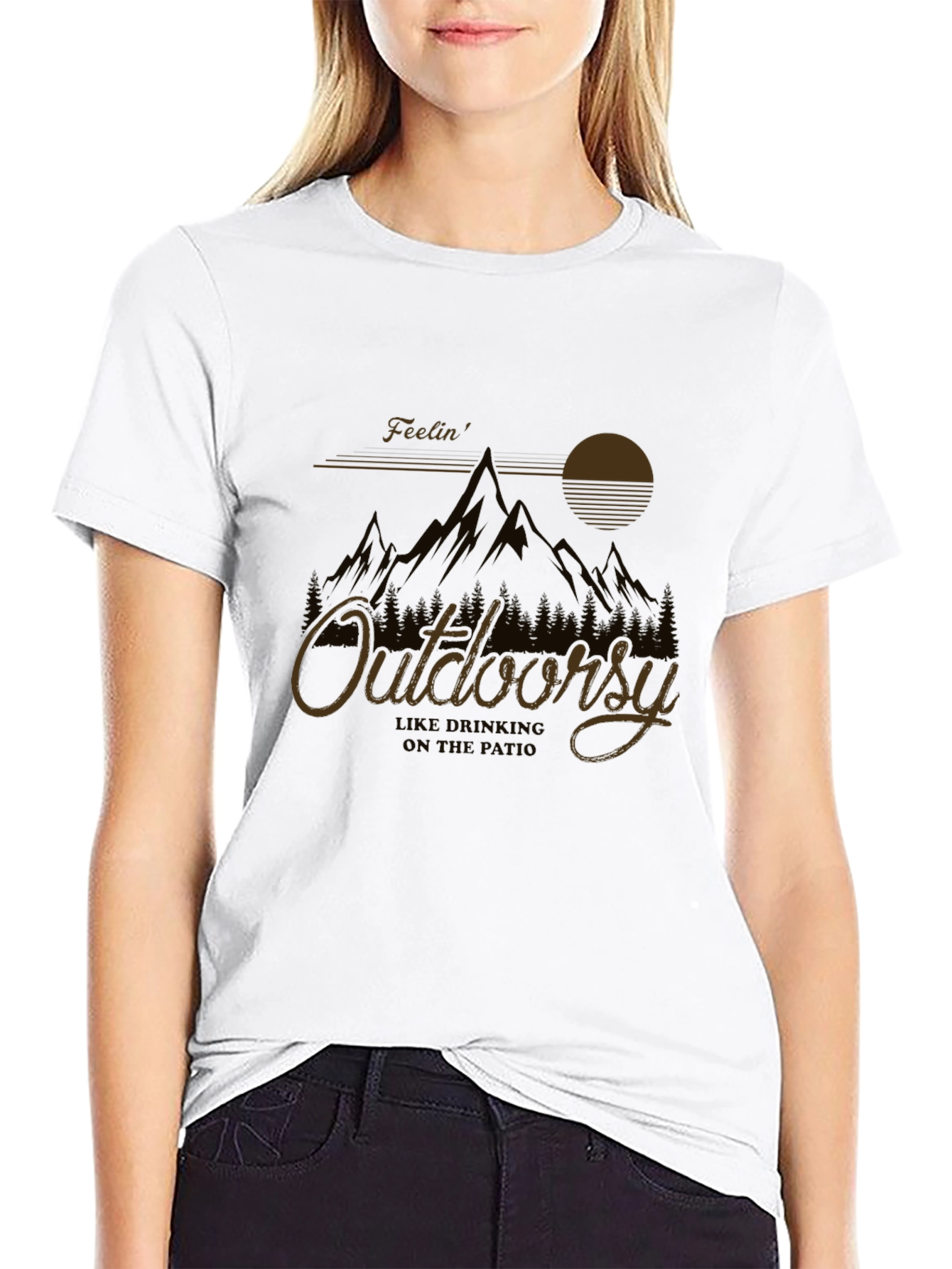 Outdoorsy Graphic T-Shirt - Nature Inspired Tee