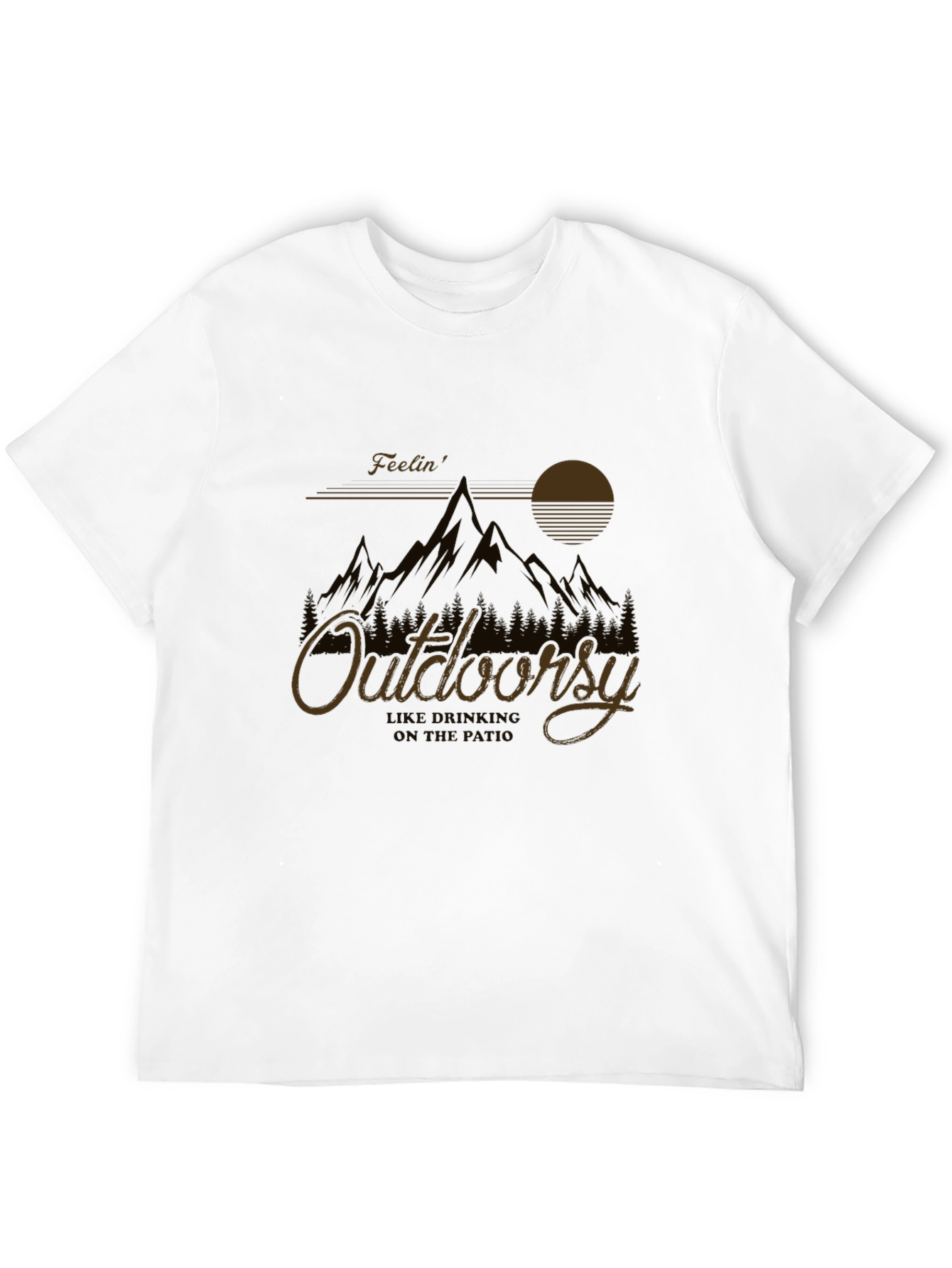 Outdoorsy Graphic T-Shirt - Nature Inspired Tee