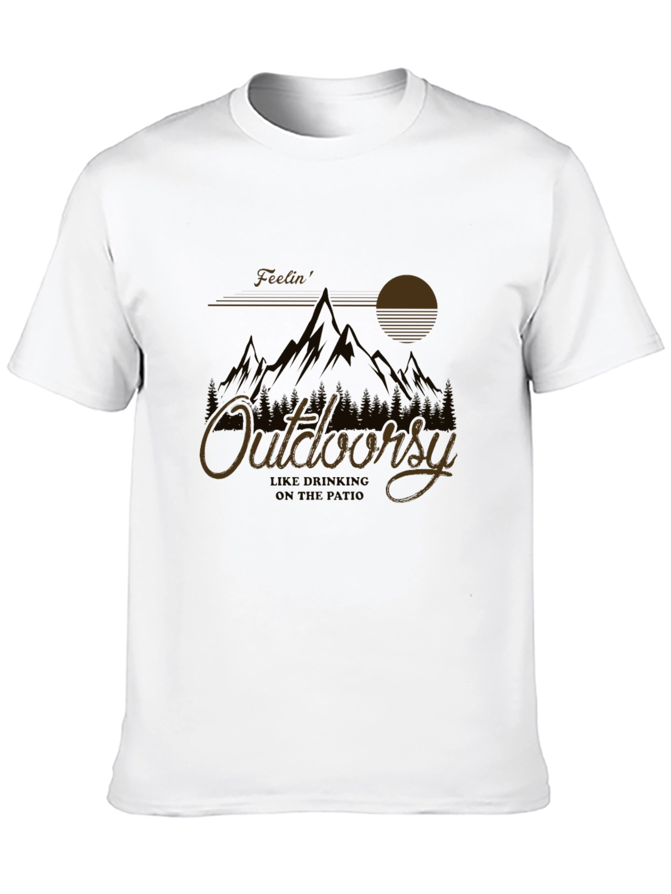 Outdoorsy Graphic T-Shirt - Nature Inspired Tee