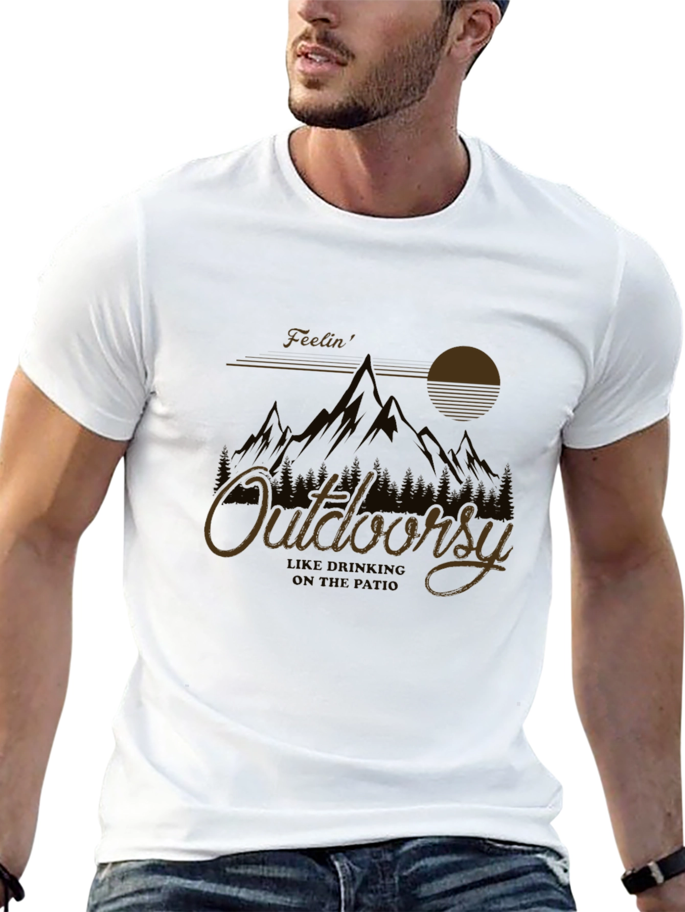 Outdoorsy Graphic T-Shirt - Nature Inspired Tee