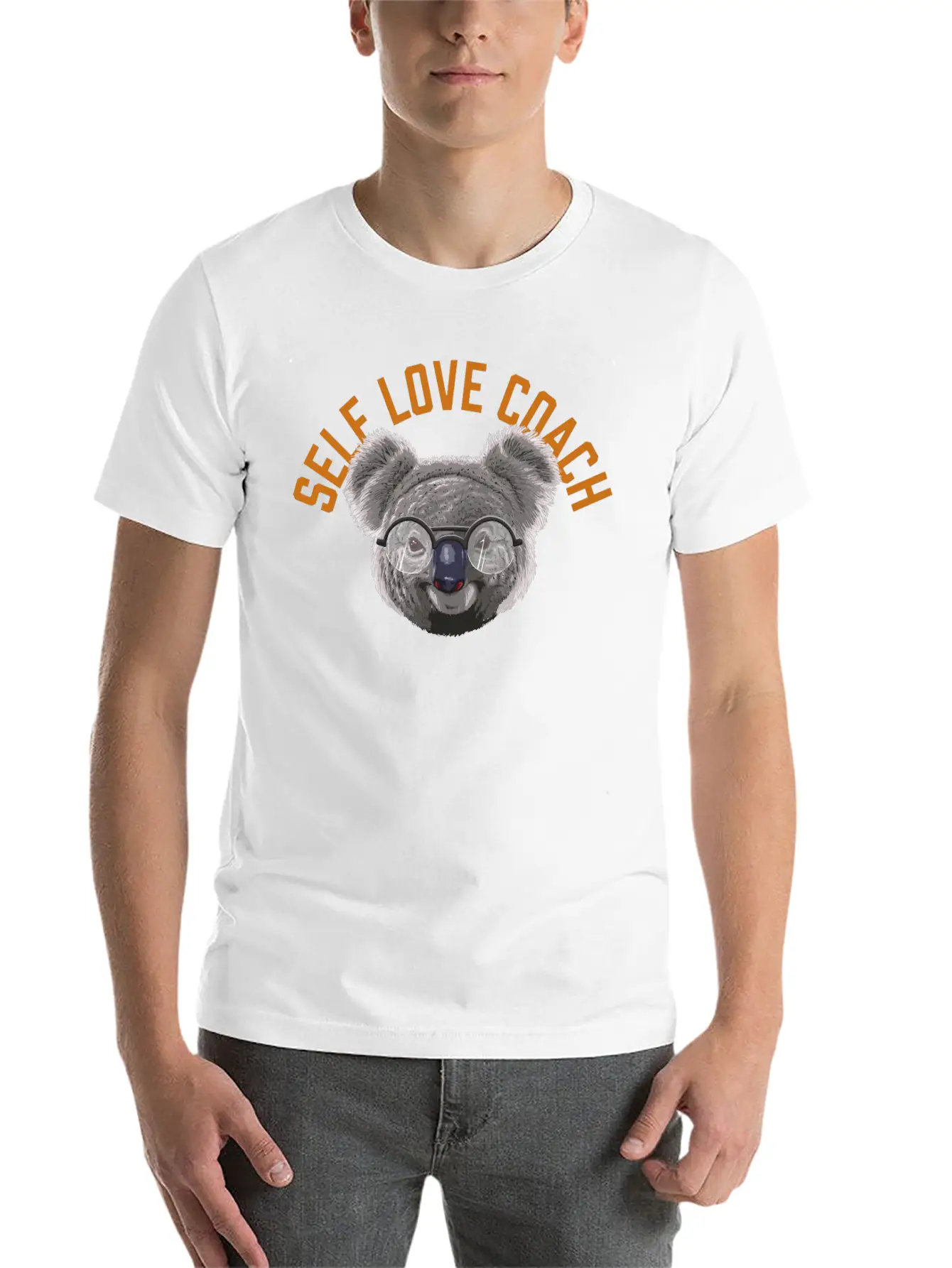 Koalified Self Love Coach Self Confidence Funny Unisex Casual T-Shirt – Clean Design For Daily Comfort