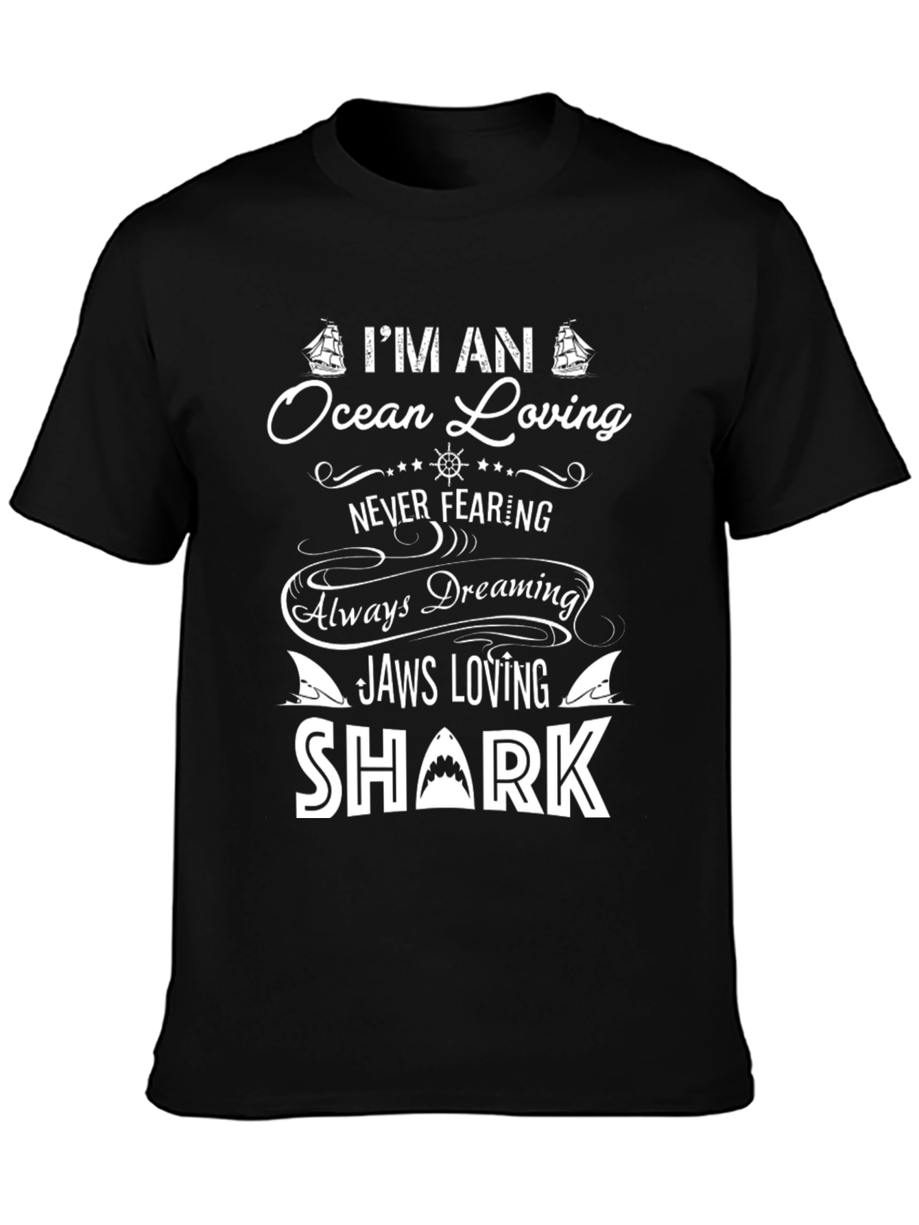 Ocean Lover Shark Graphic Tee
