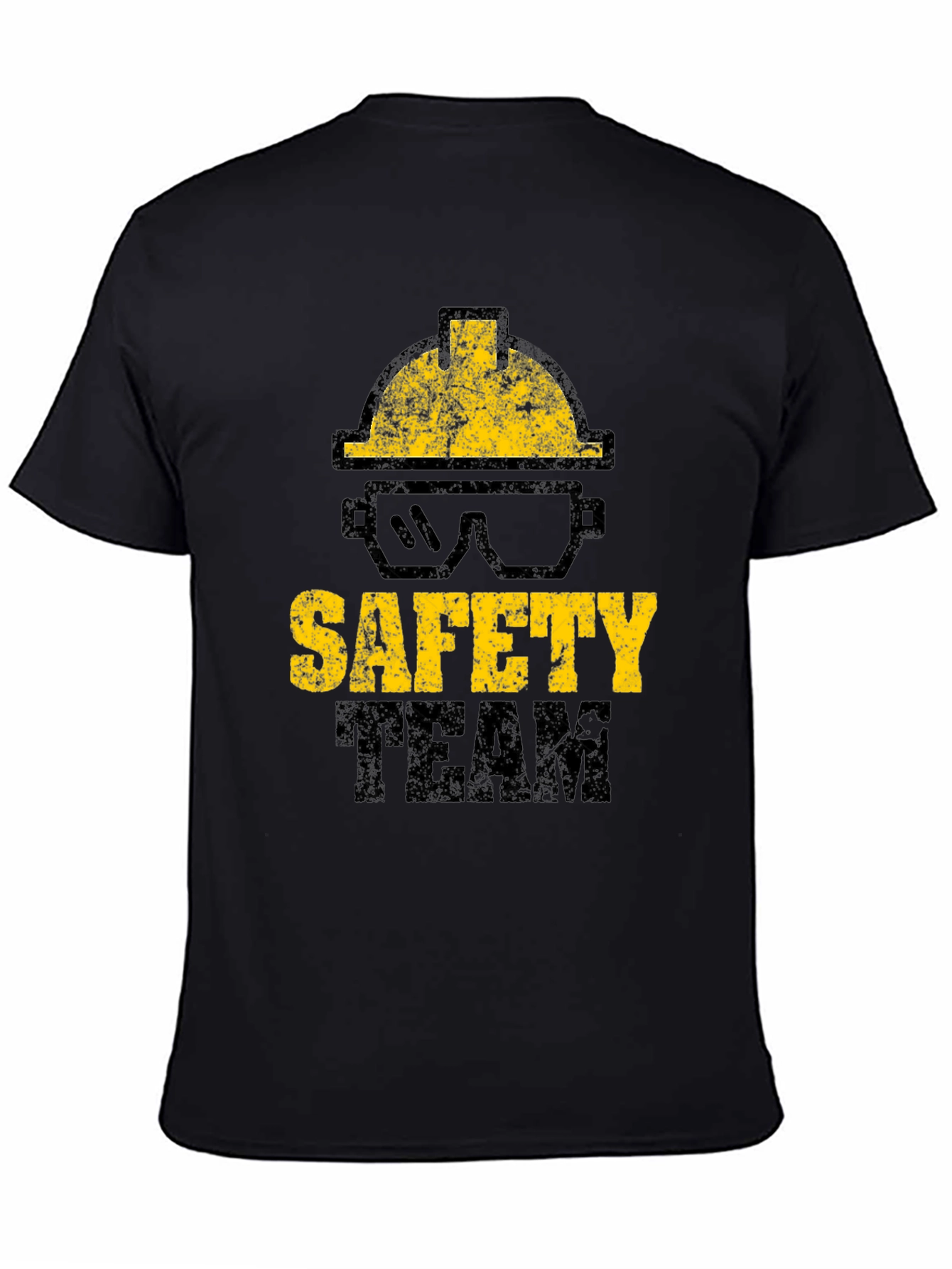 Safety Team Black Graphic T-Shirt