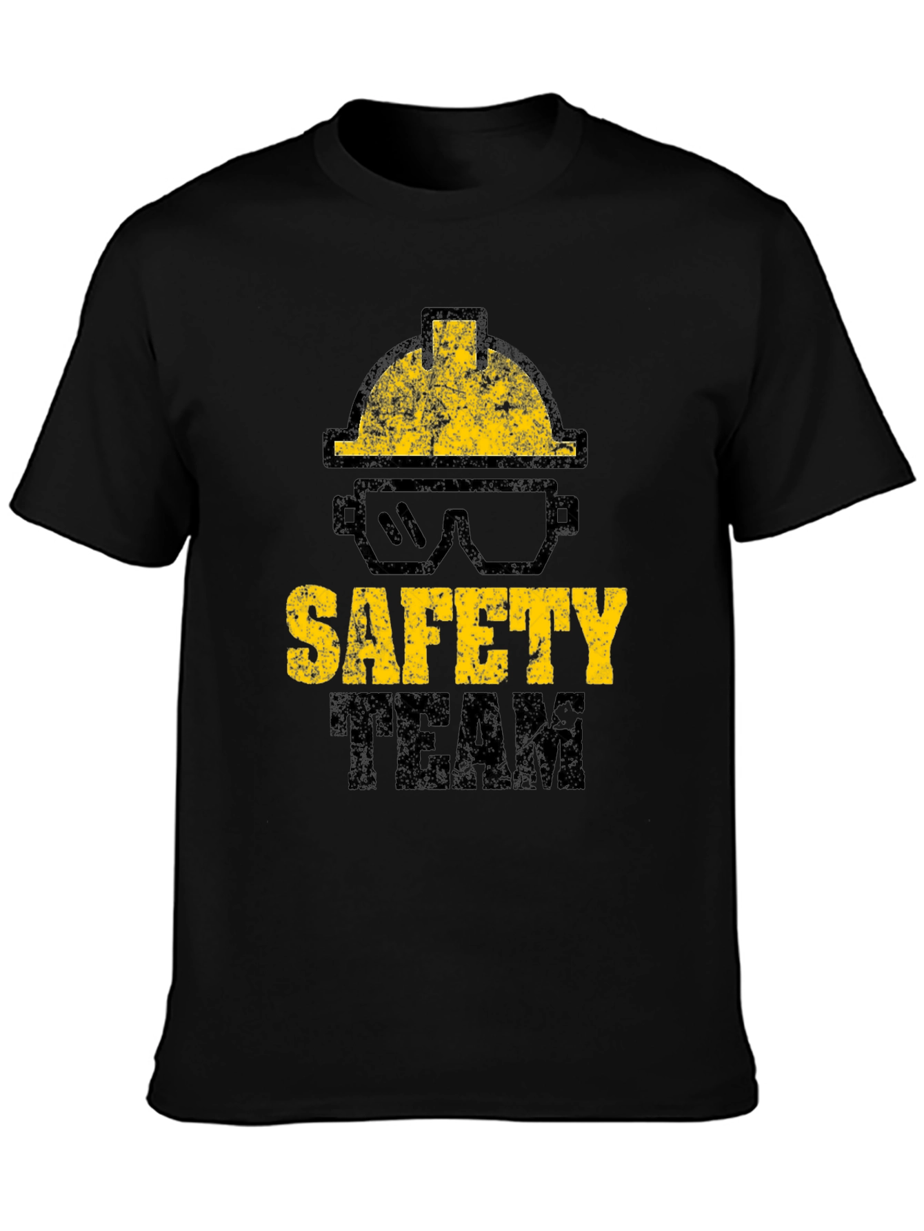 Safety Team Black Graphic T-Shirt