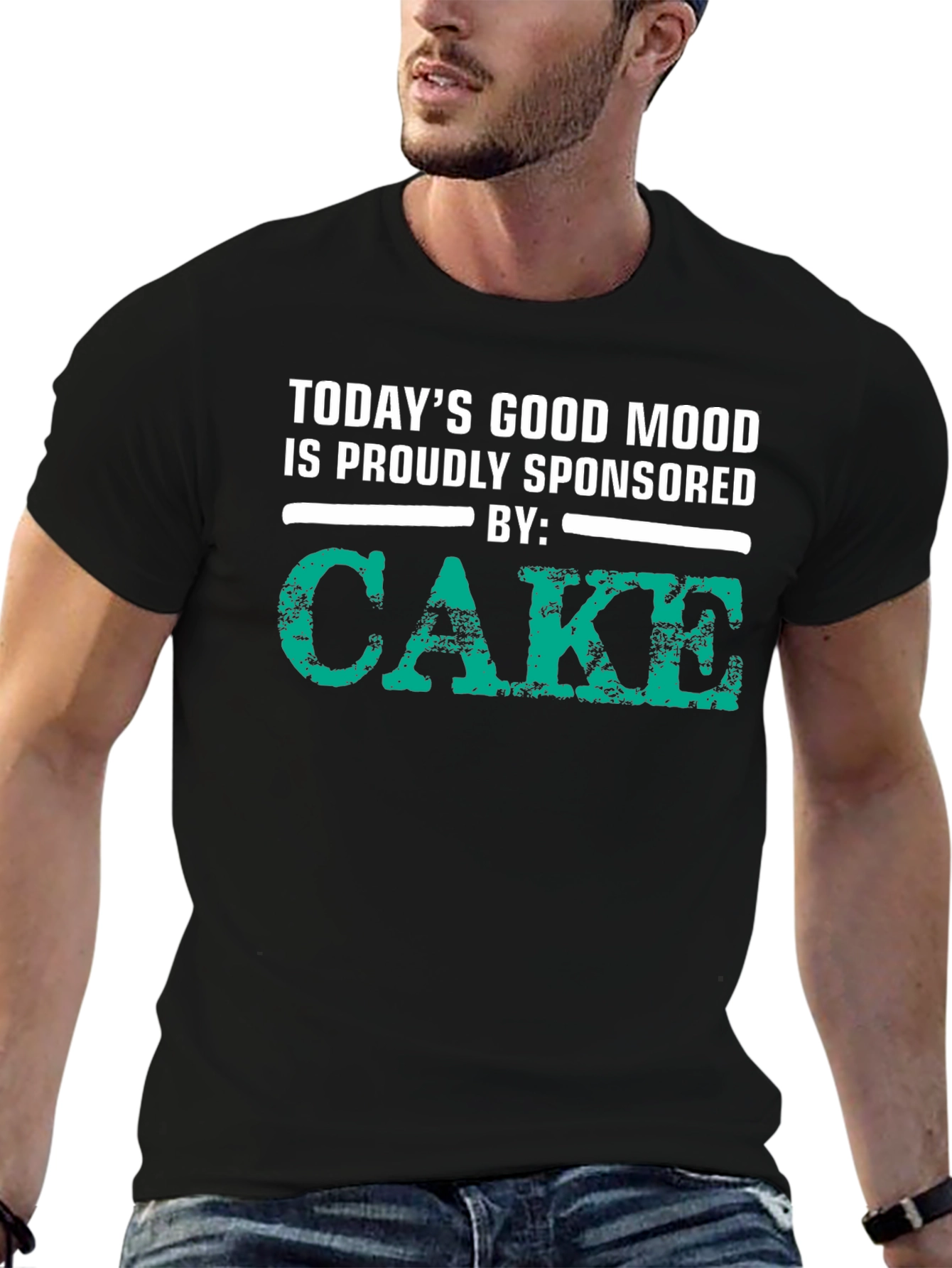 Cake Sponsored Good Mood Graphic Tee