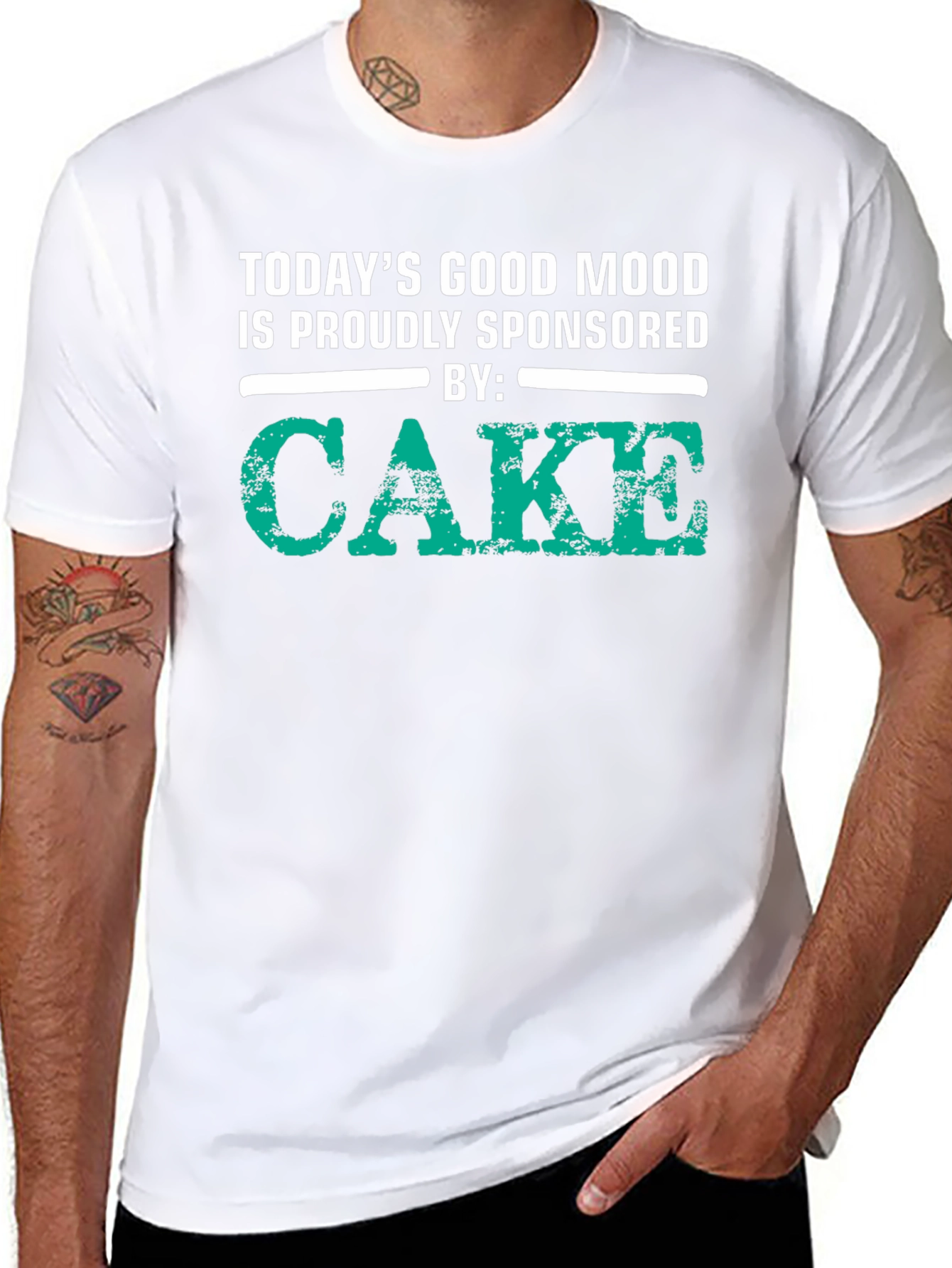 Cake Sponsored Good Mood Graphic Tee