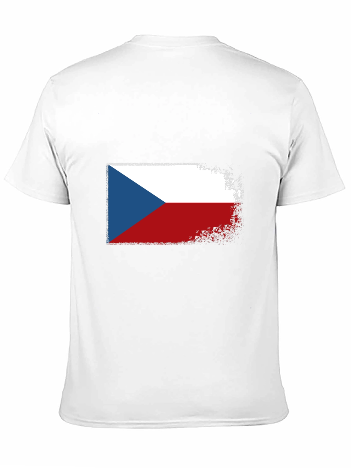 Czech Republic Flag T-Shirt - Distressed Design